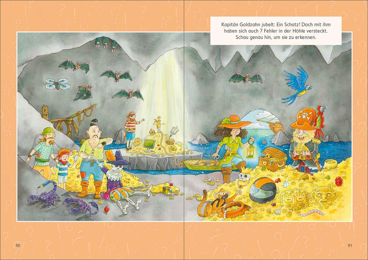 Beispielinhalt (Bild) Mein extradickes Fehler-Such-Buch (petrol)