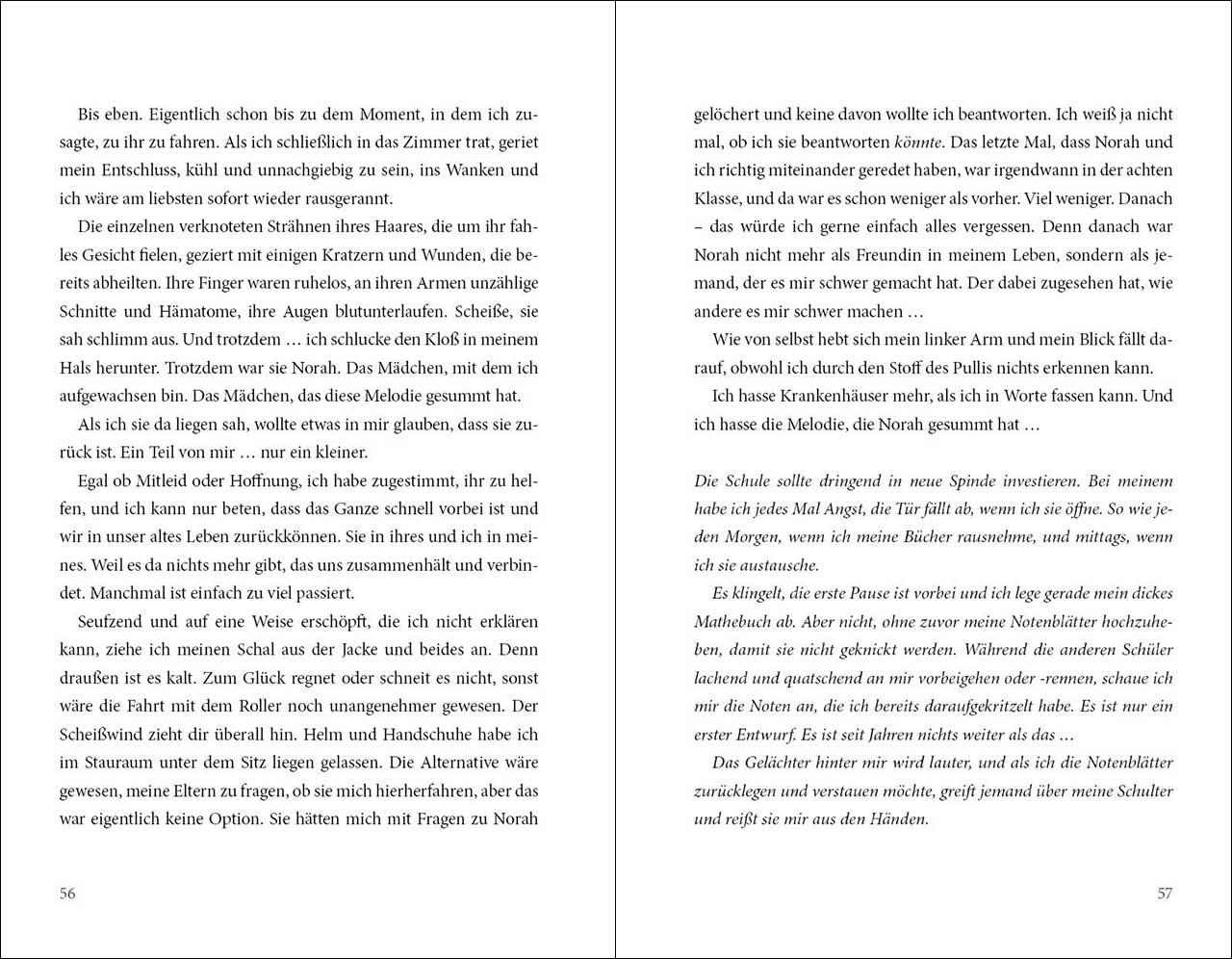 Beispielinhalt (Bild) Wenn ich die Augen schließe