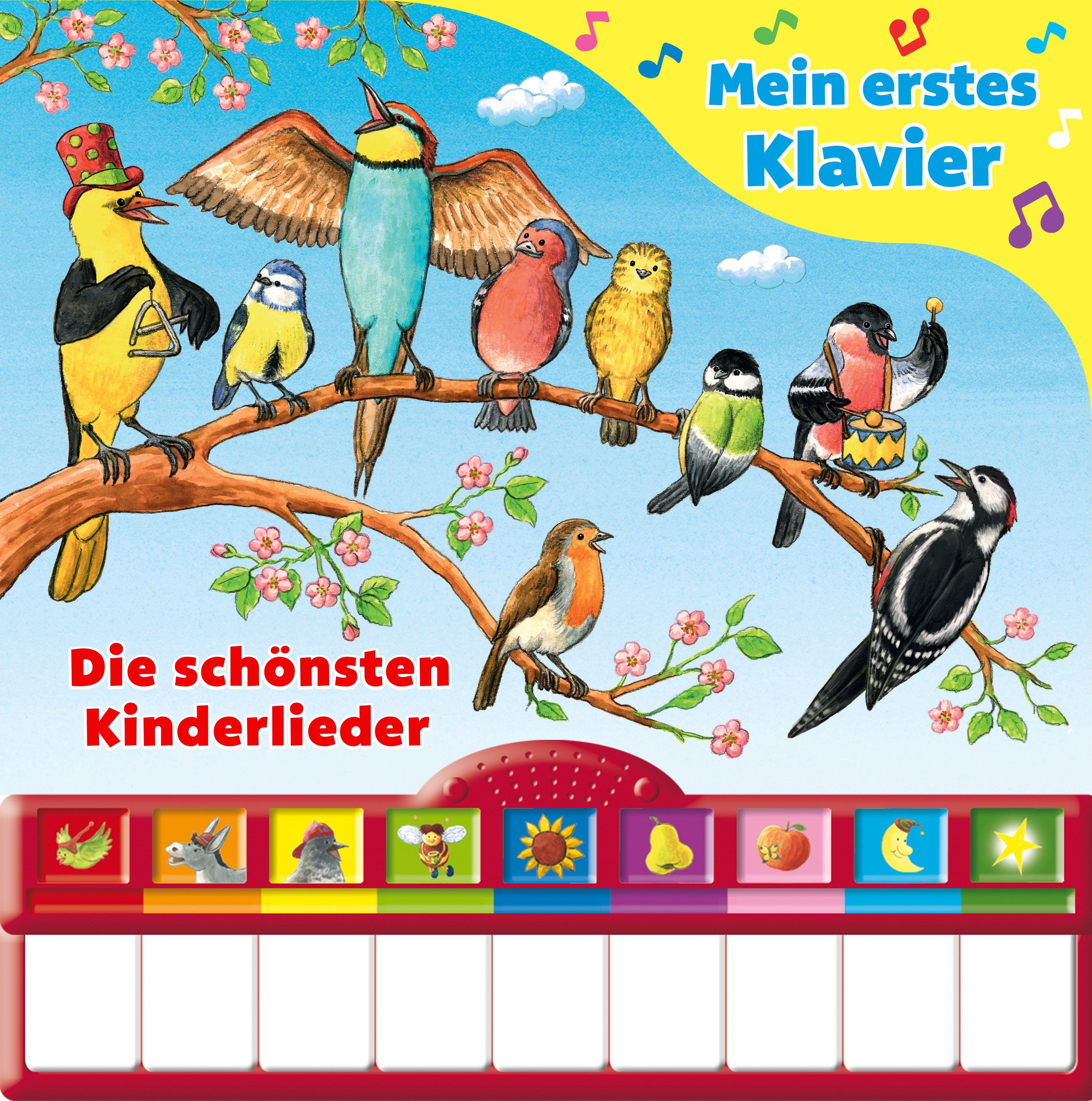 Vorderes Coverbild Singst du mit? Die schönsten Kinderlieder - Mein erstes Klavier - Kinderbuch mit Klaviertastatur, 9 Kinderlieder, Vor- und Nachspielfunktion, Pappbilderbuch ab 3 Jahren