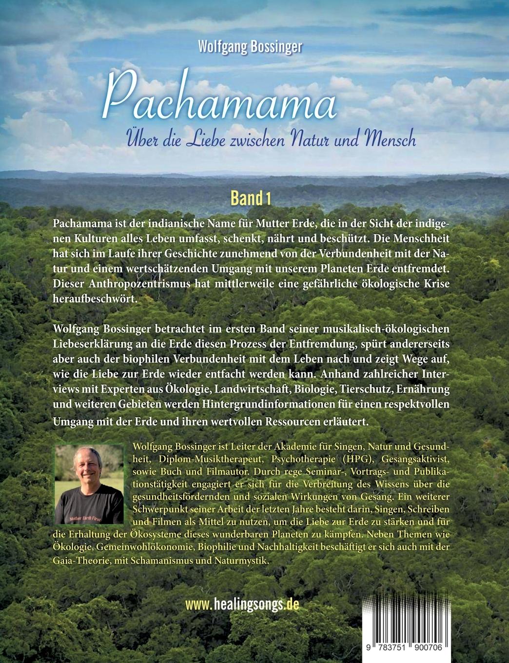 Rückseitencover Pachamama - Über die Liebe zwischen Natur und Mensch