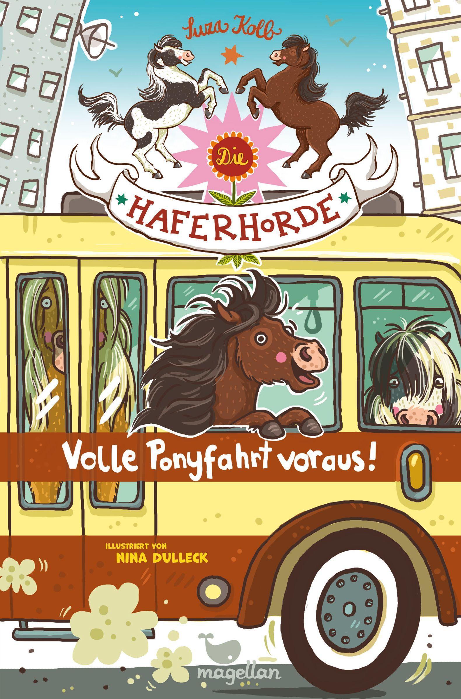 Vorderes Coverbild Die Haferhorde - Volle Ponyfahrt voraus!