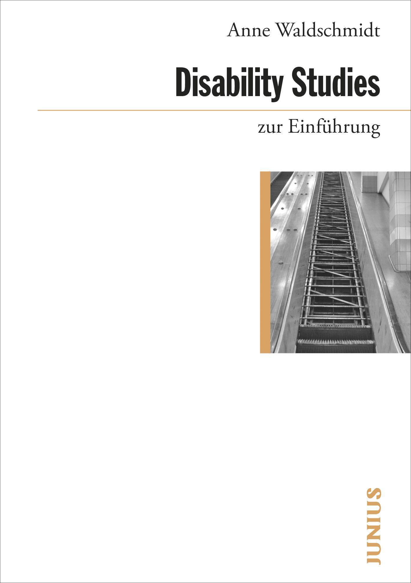 Vorderes Coverbild Disability Studies zur Einführung