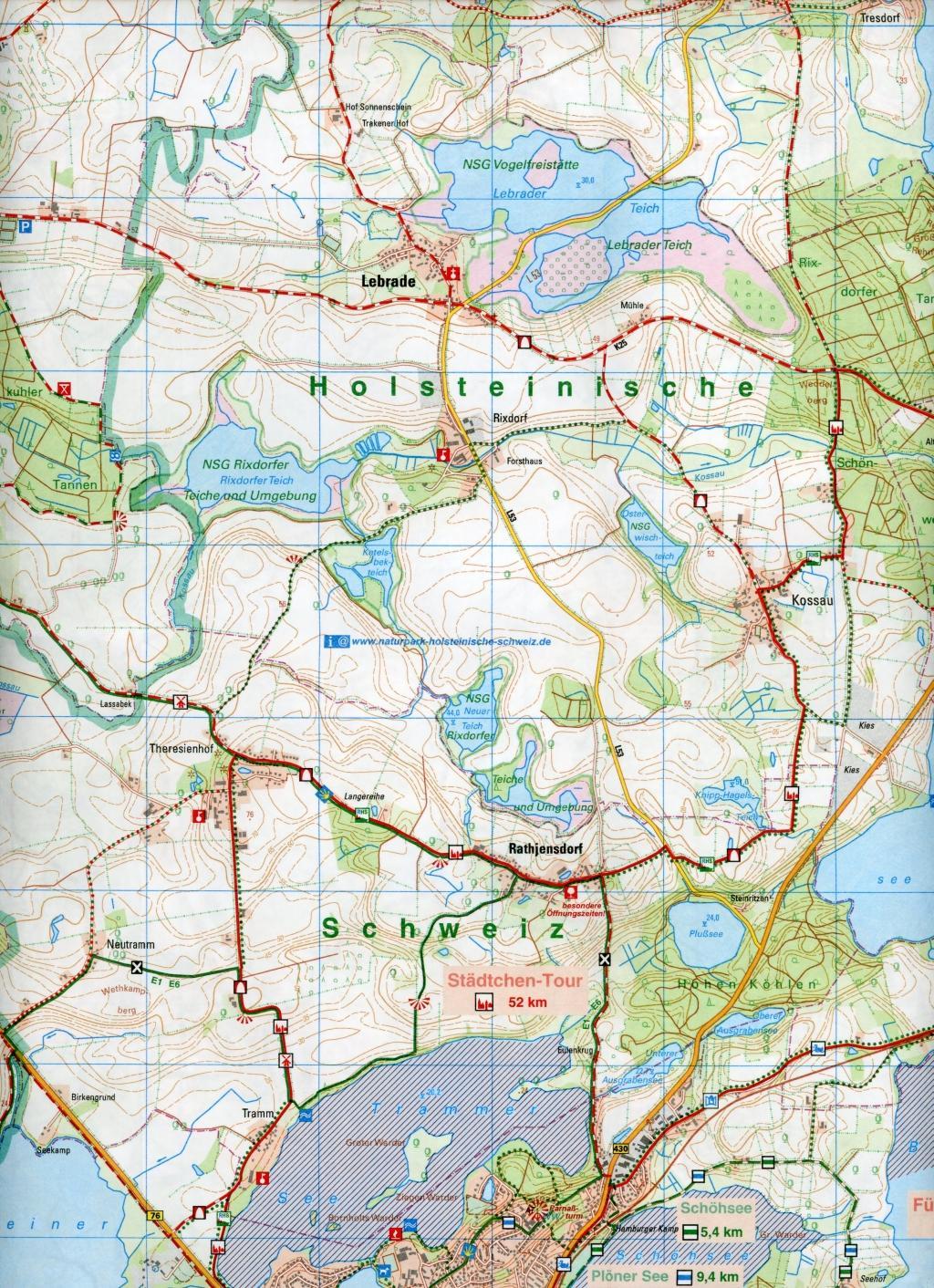 Beispielinhalt (Bild) Holsteinische Schweiz 1 : 25 000