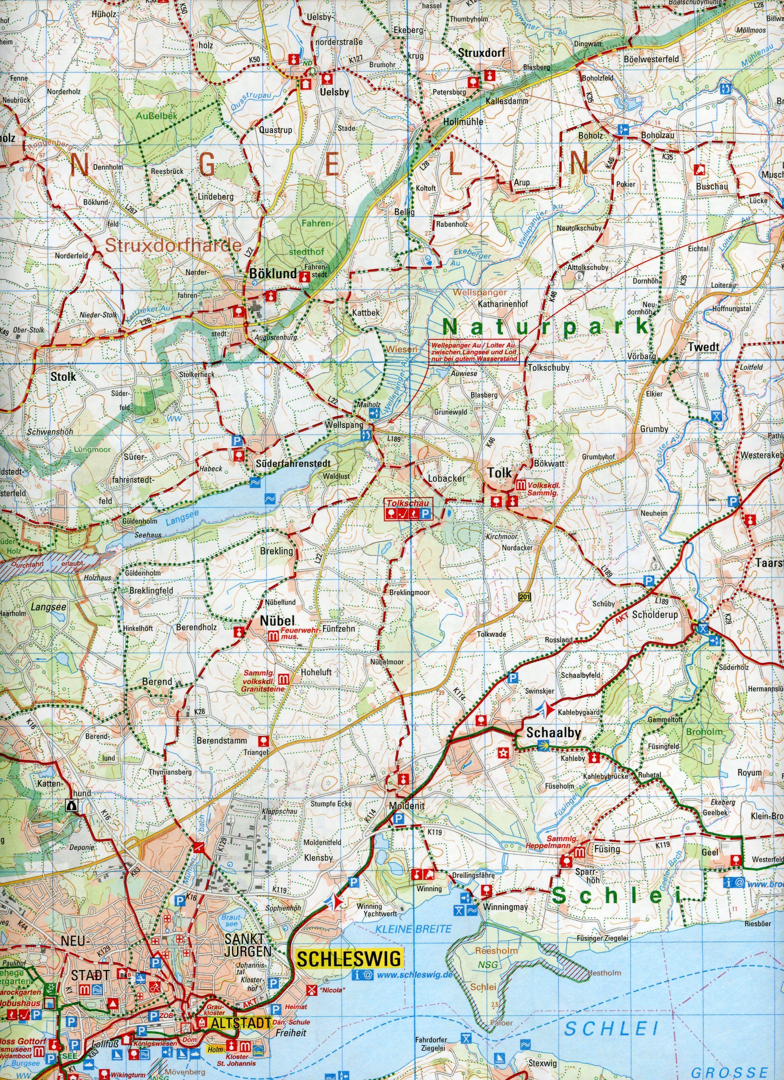 Beispielinhalt (Bild) Schleswig - Eckernförde 1 : 50 000