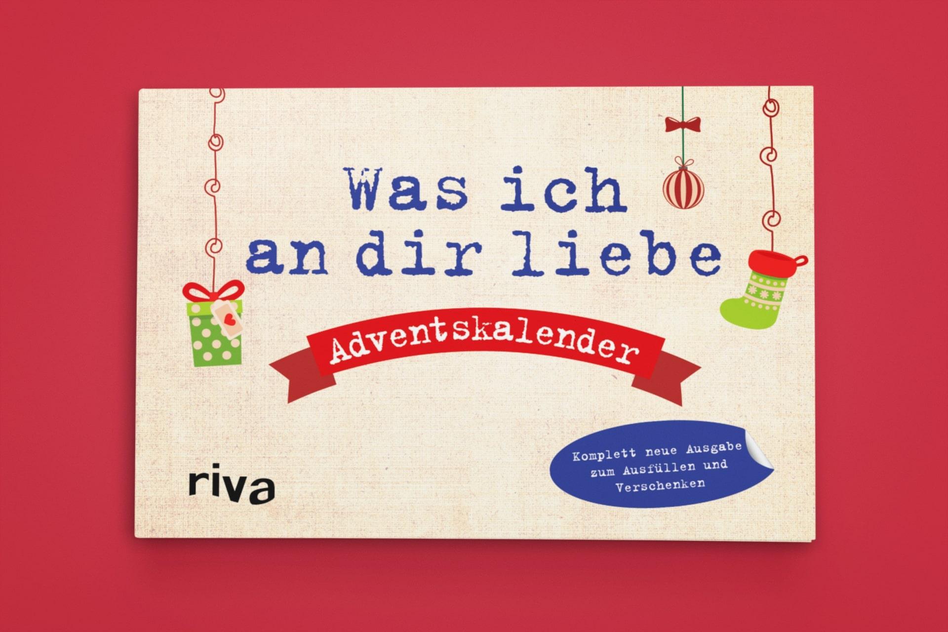 Beispielinhalt (Bild) Was ich an dir liebe - Adventskalender. Hardcover-Ausgabe
