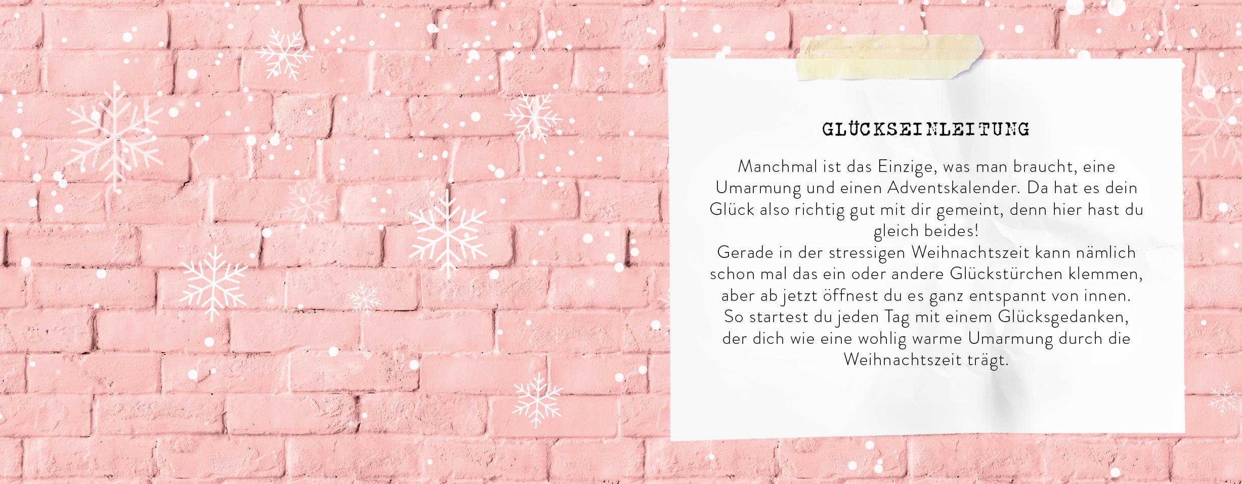 Beispielinhalt (Bild) Der geile Scheiß vom Glücklichsein - Adventskalender