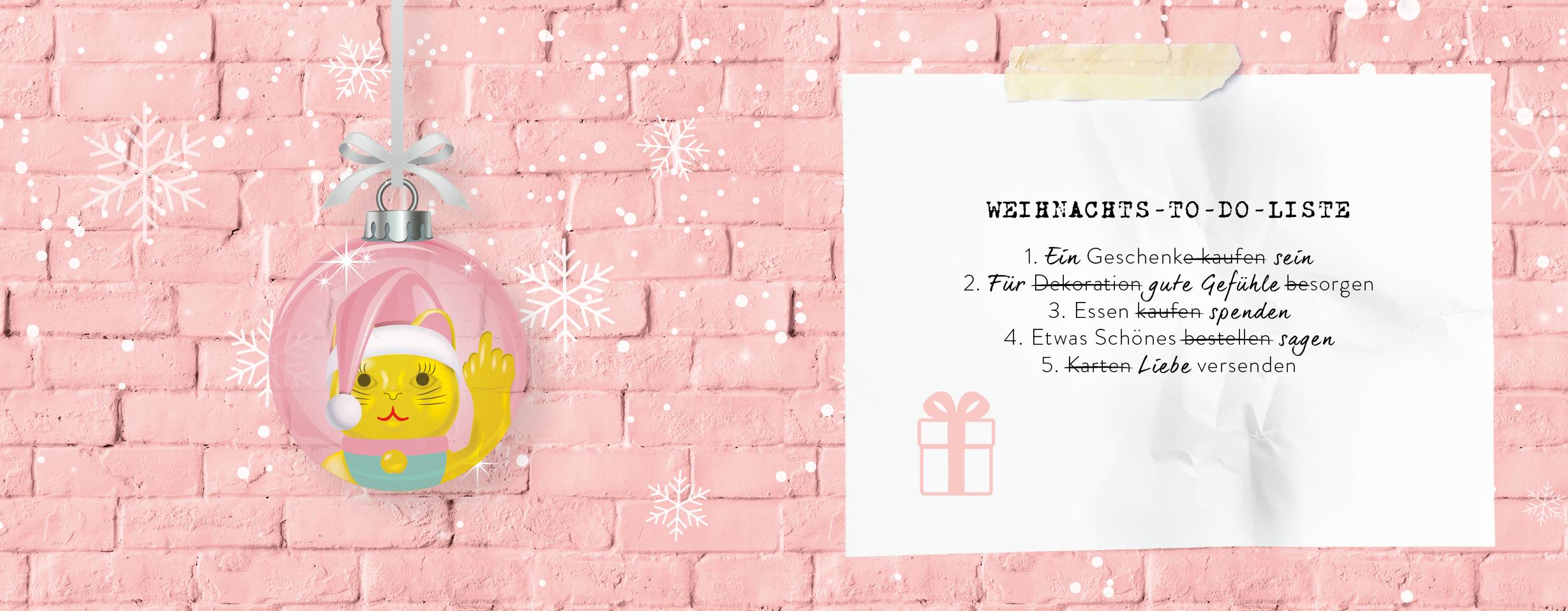 Beispielinhalt (Bild) Der geile Scheiß vom Glücklichsein - Adventskalender