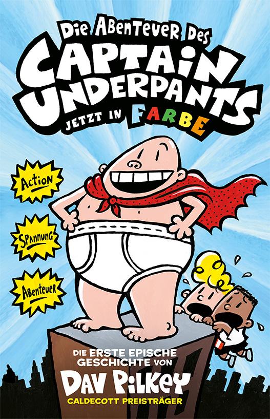 Vorderes Coverbild Captain Underpants Band 1