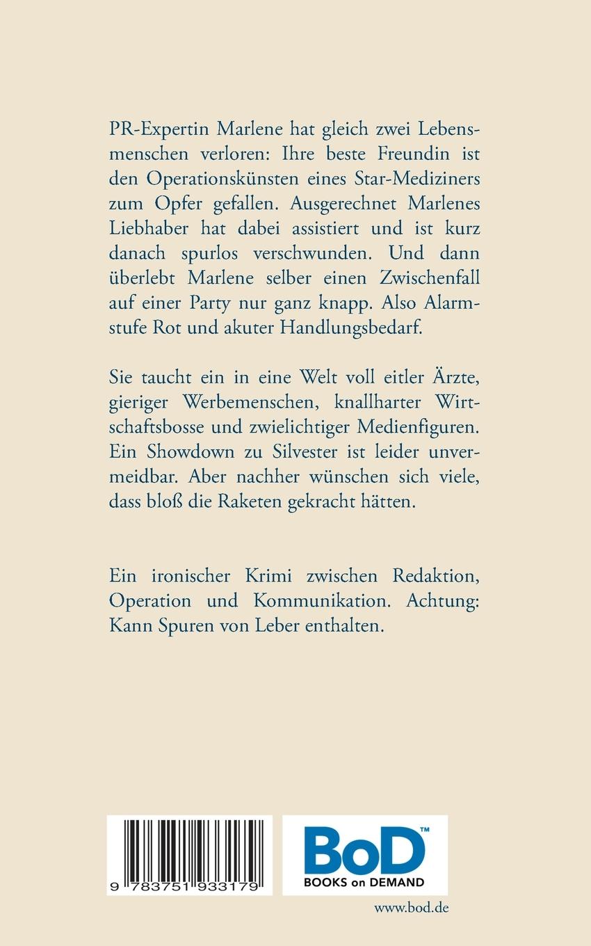 Rückseitencover Tod oder Leber