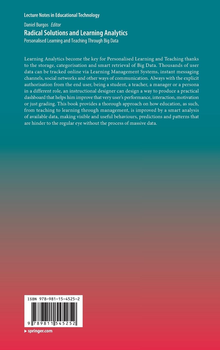 Rückseitencover Radical Solutions and Learning Analytics
