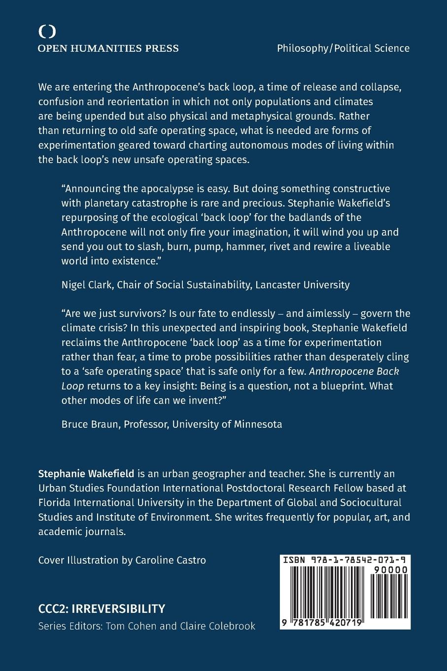 Rückseitencover Anthropocene Back Loop