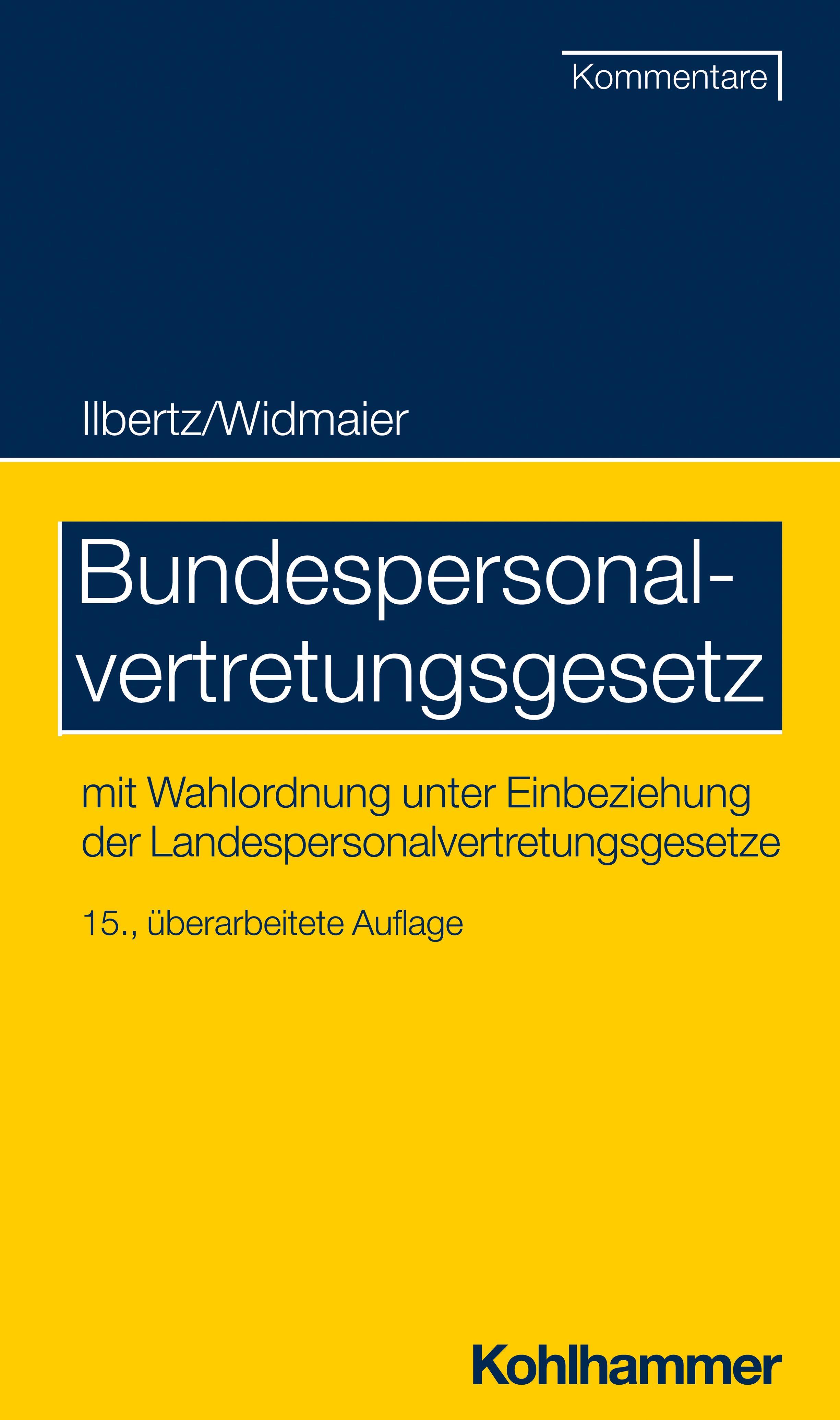Vorderes Coverbild Bundespersonalvertretungsgesetz