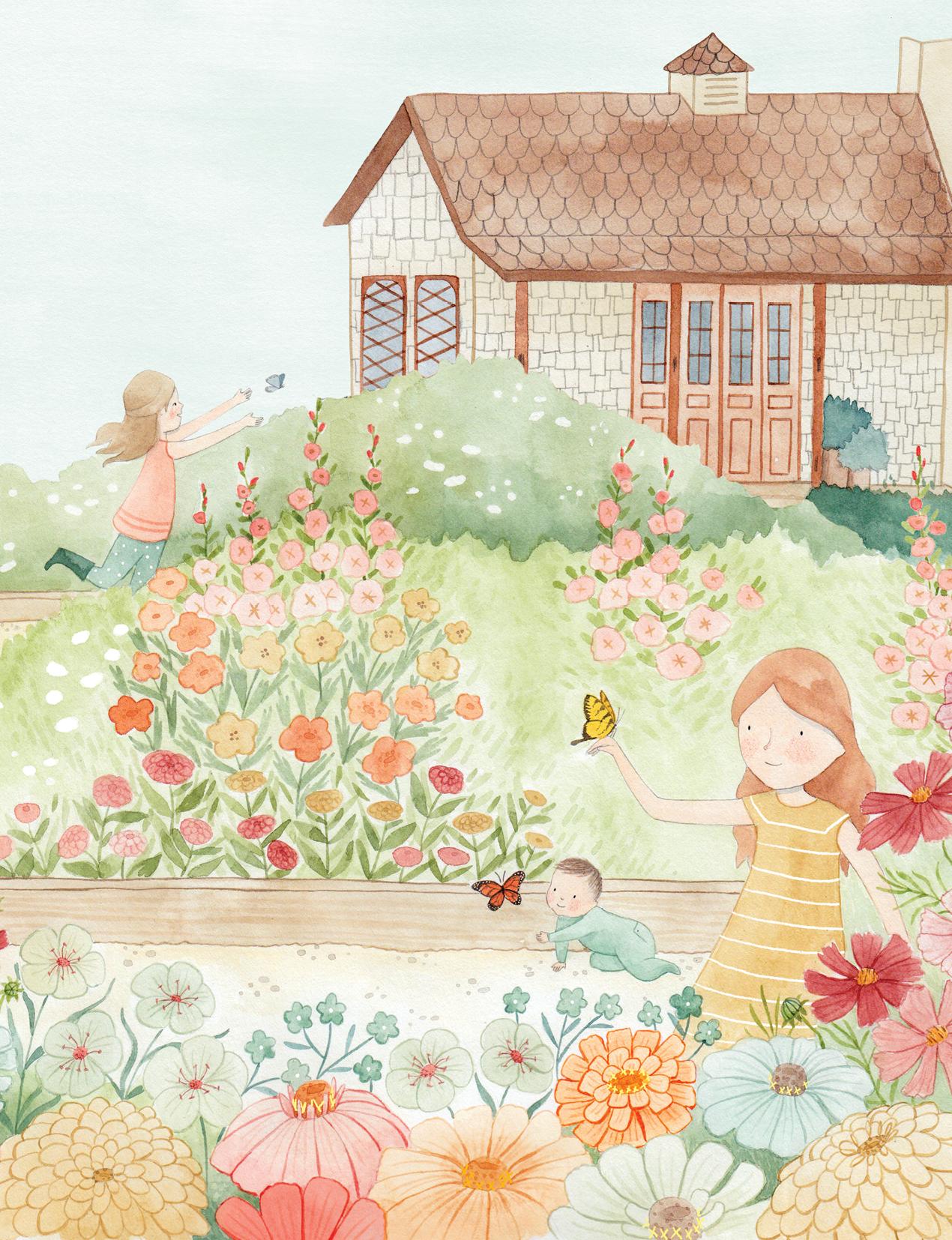 Beispielinhalt (Bild) Unser Garten blüht