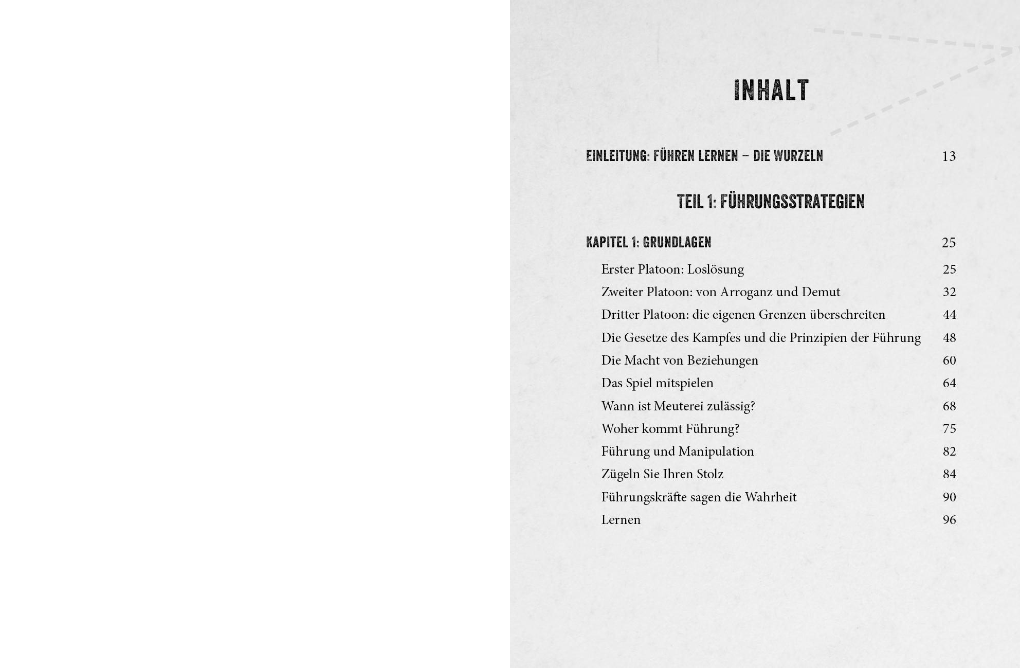 Beispielinhalt (Bild) Das Navy-Seal-Handbuch für Führungsstrategien