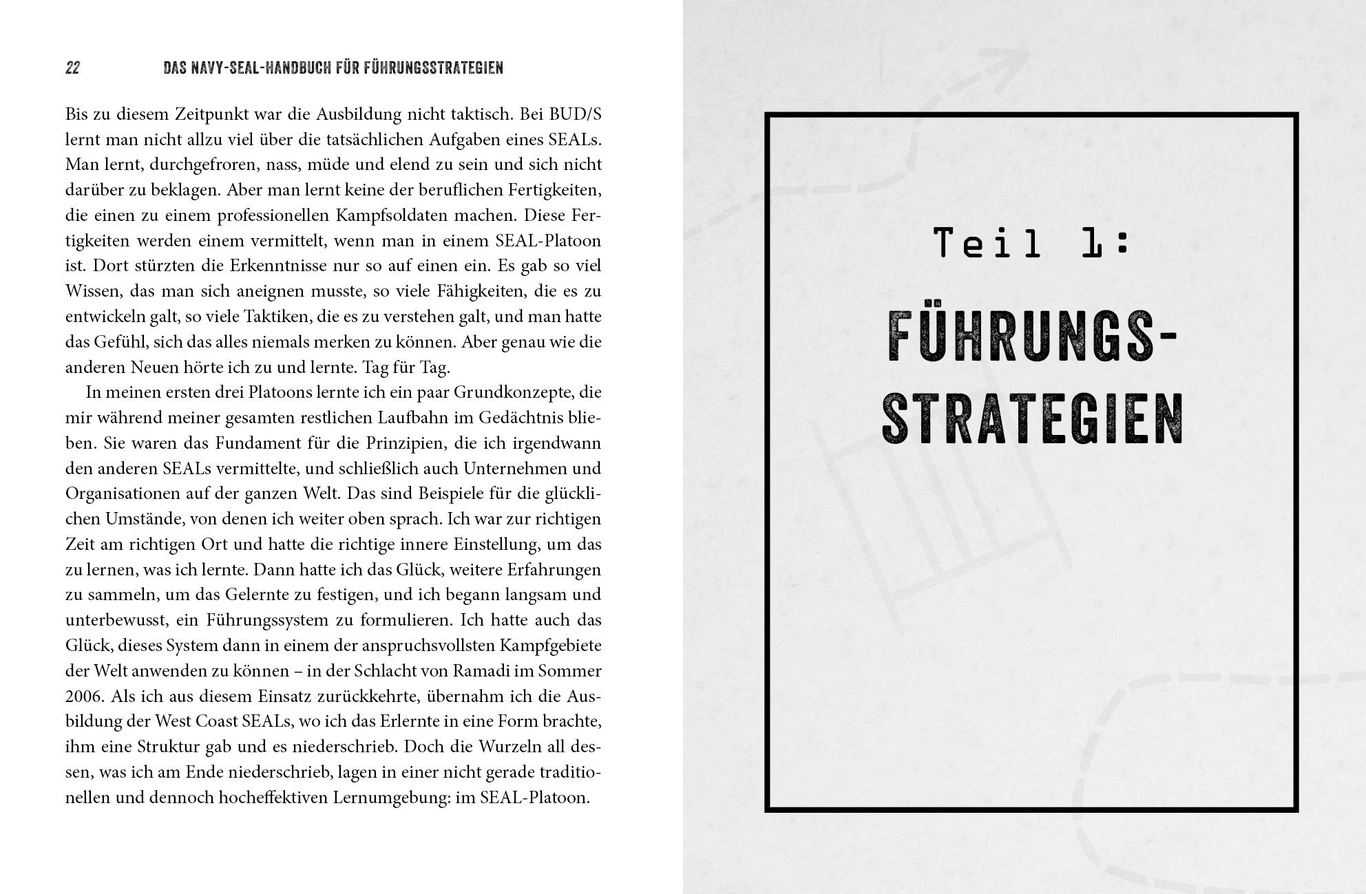 Beispielinhalt (Bild) Das Navy-Seal-Handbuch für Führungsstrategien