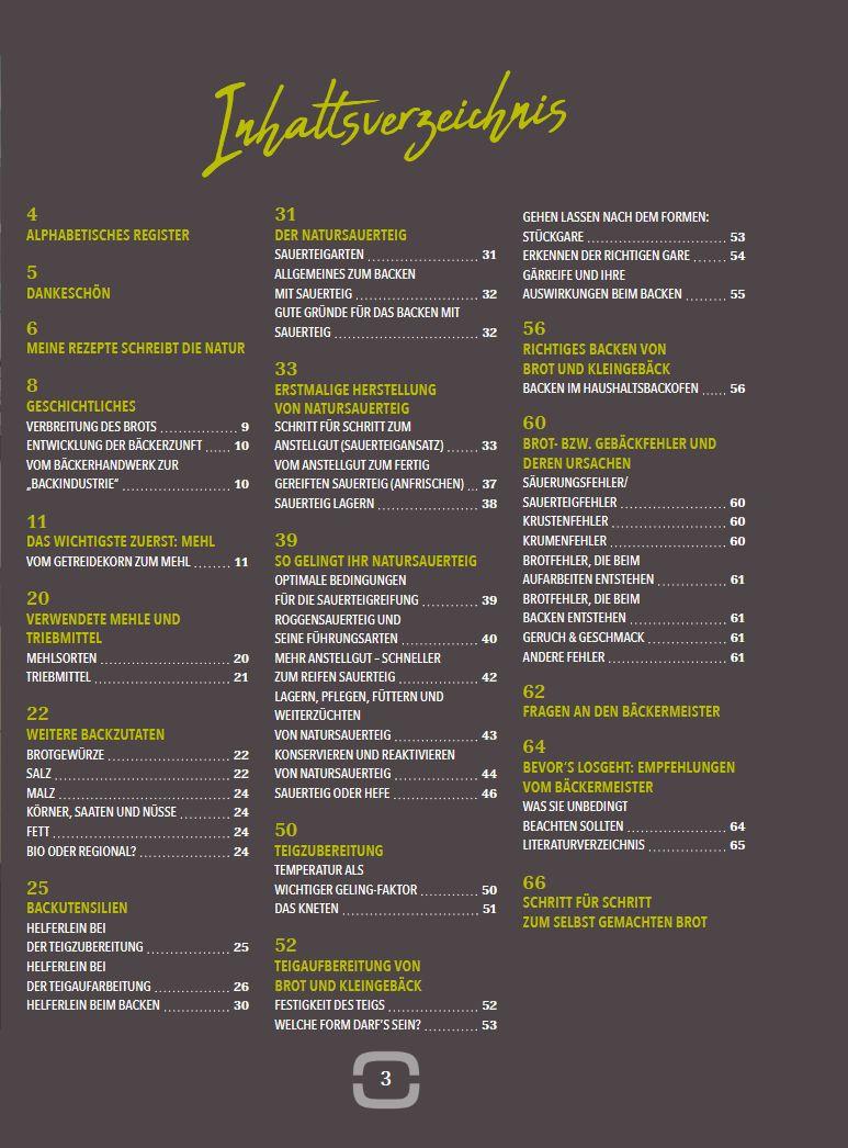 Beispielinhalt (Bild) Backen mit Roggensauerteig