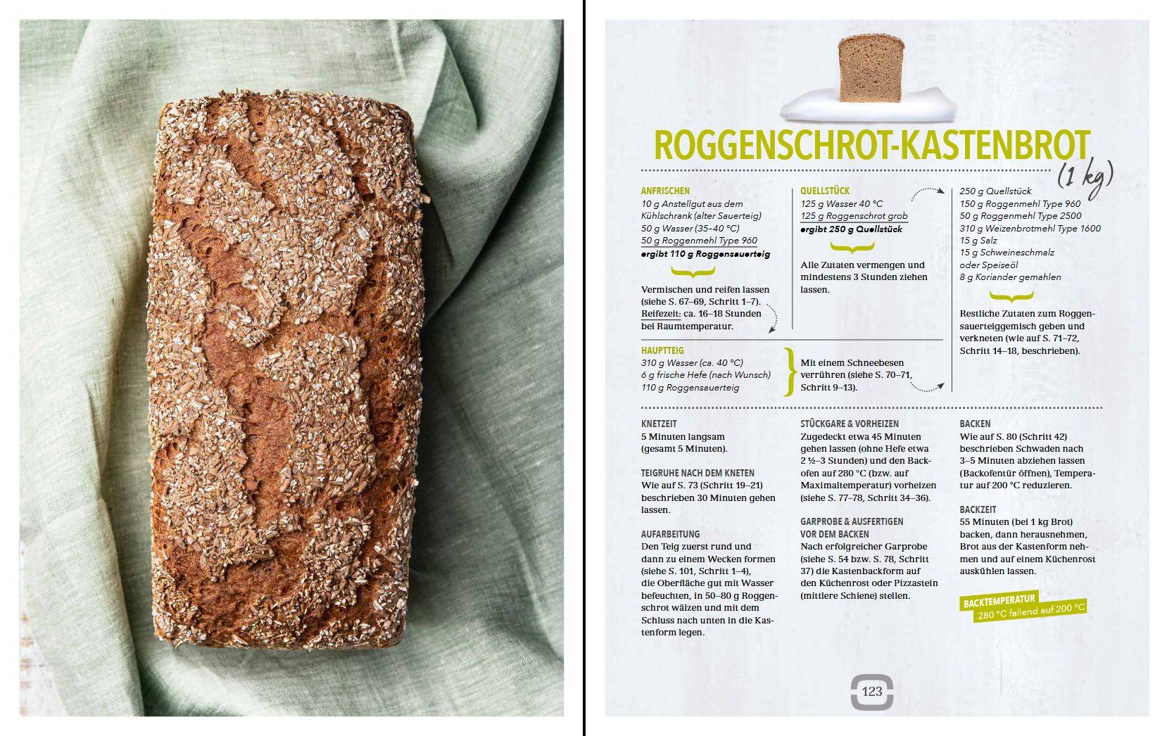 Beispielinhalt (Bild) Backen mit Roggensauerteig