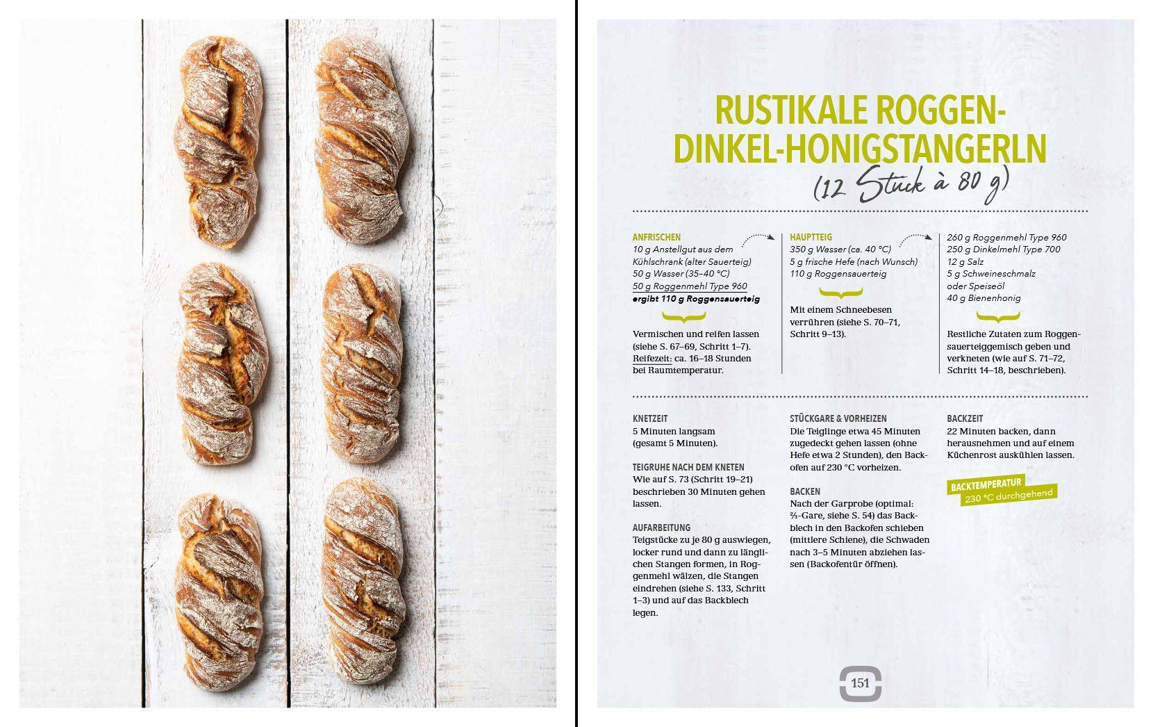 Beispielinhalt (Bild) Backen mit Roggensauerteig