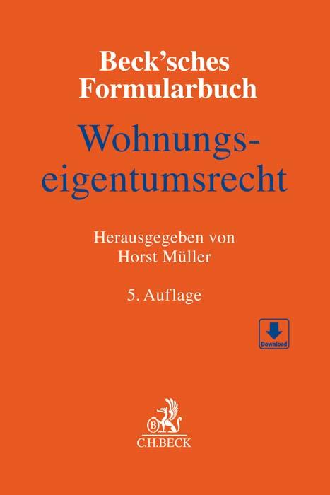 Vorderes Coverbild Beck'sches Formularbuch Wohnungseigentumsrecht