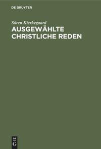 Vorderes Coverbild Ausgewählte christliche Reden