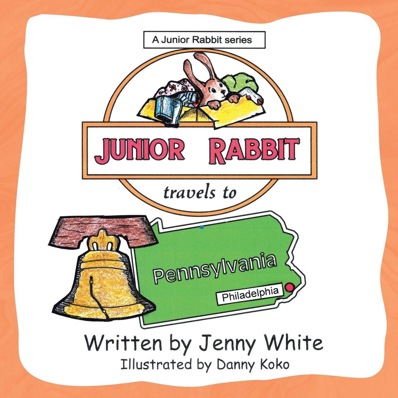 Vorderes Coverbild Junior Rabbit Travels to Pennsylvania