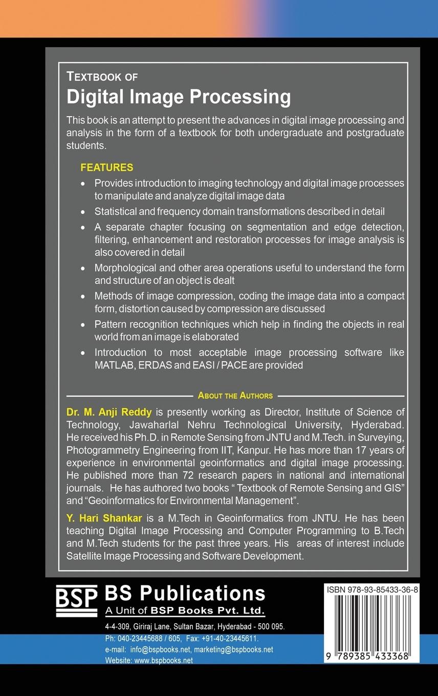 Rückseitencover Textbook of Digital Image Processing