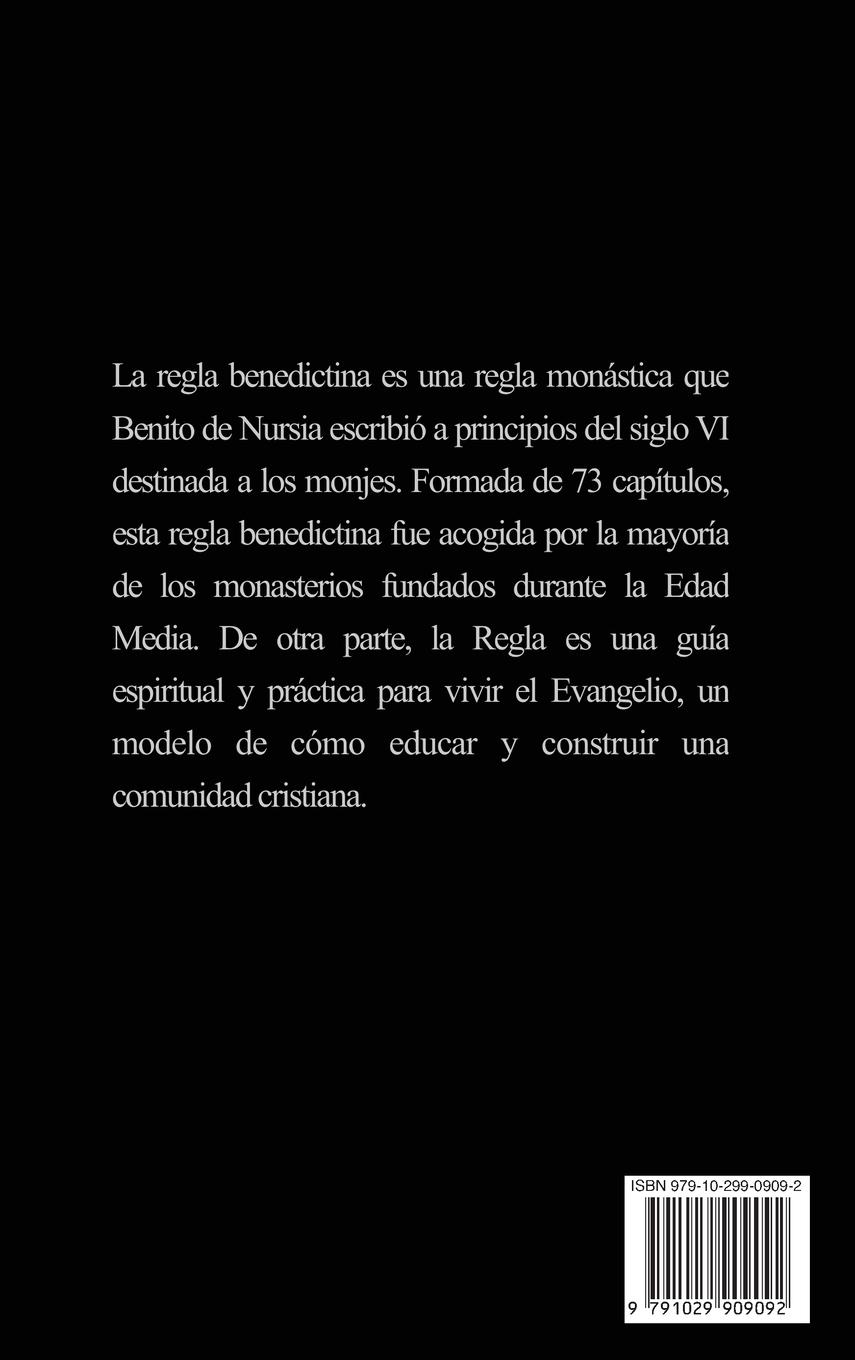 Rückseitencover Regla de San Benito
