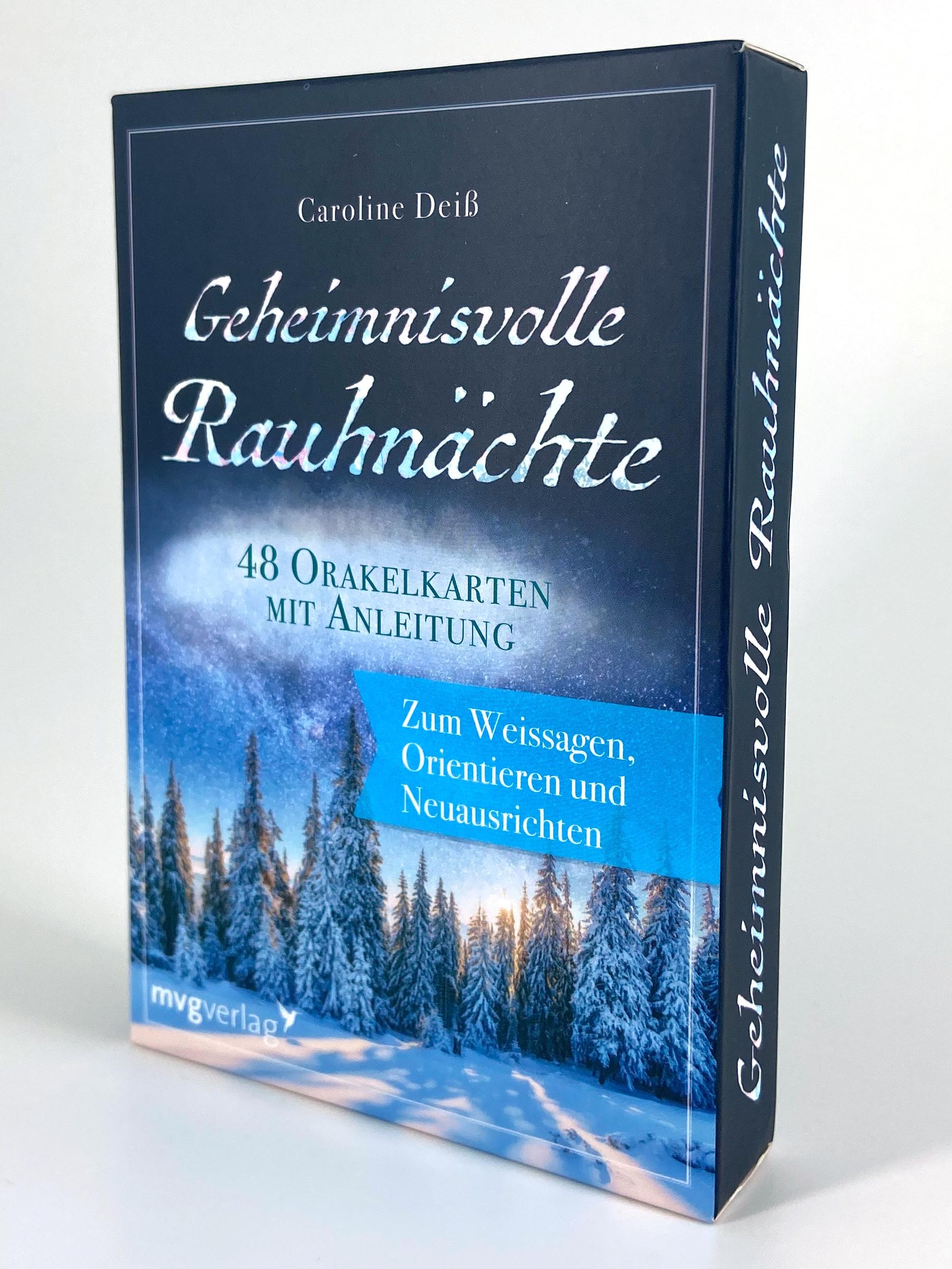 Beispielinhalt (Bild) Geheimnisvolle Rauhnächte - 48 Orakelkarten mit Anleitung
