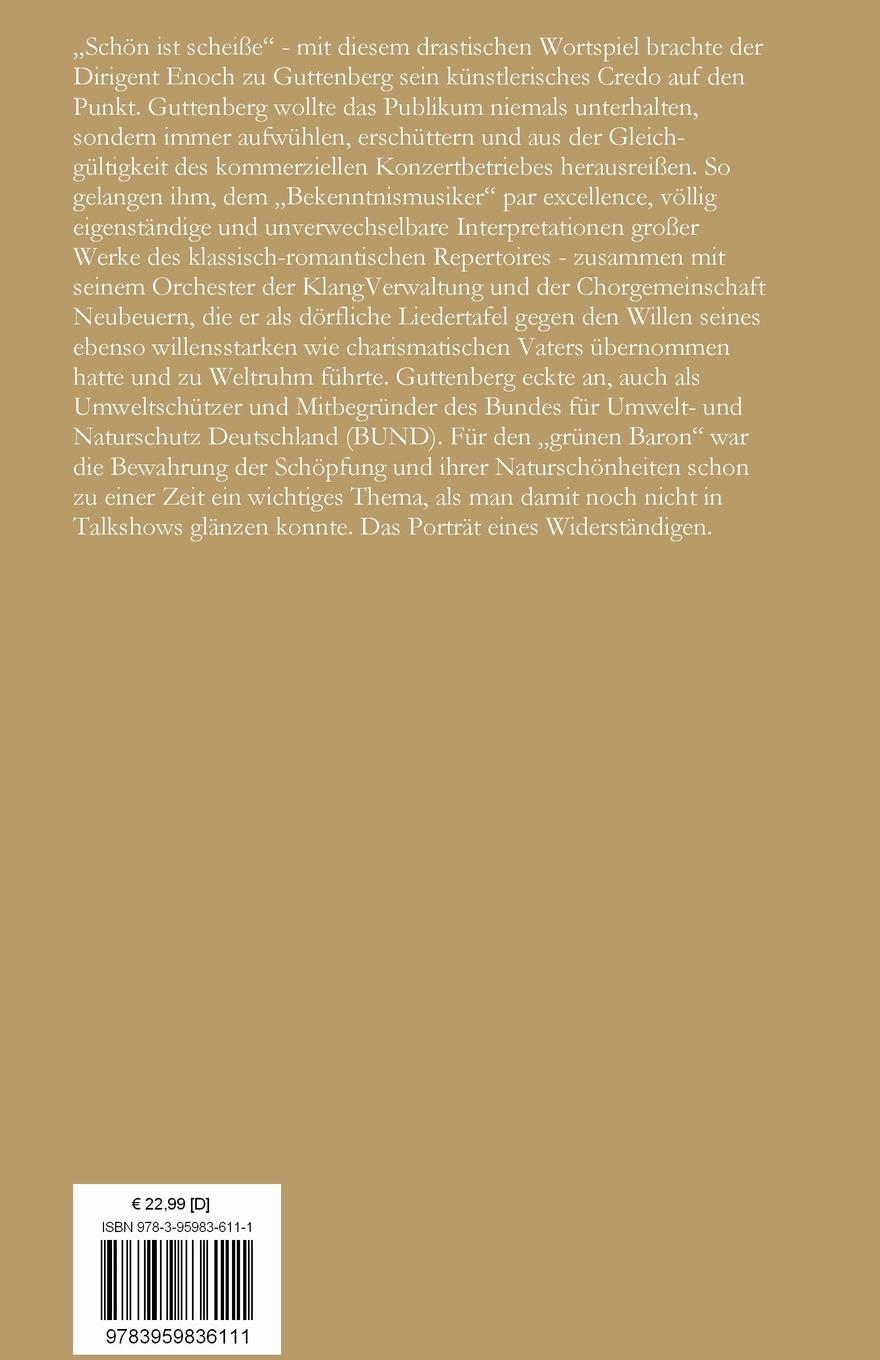 Rückseitencover Musizieren gegen den Untergang