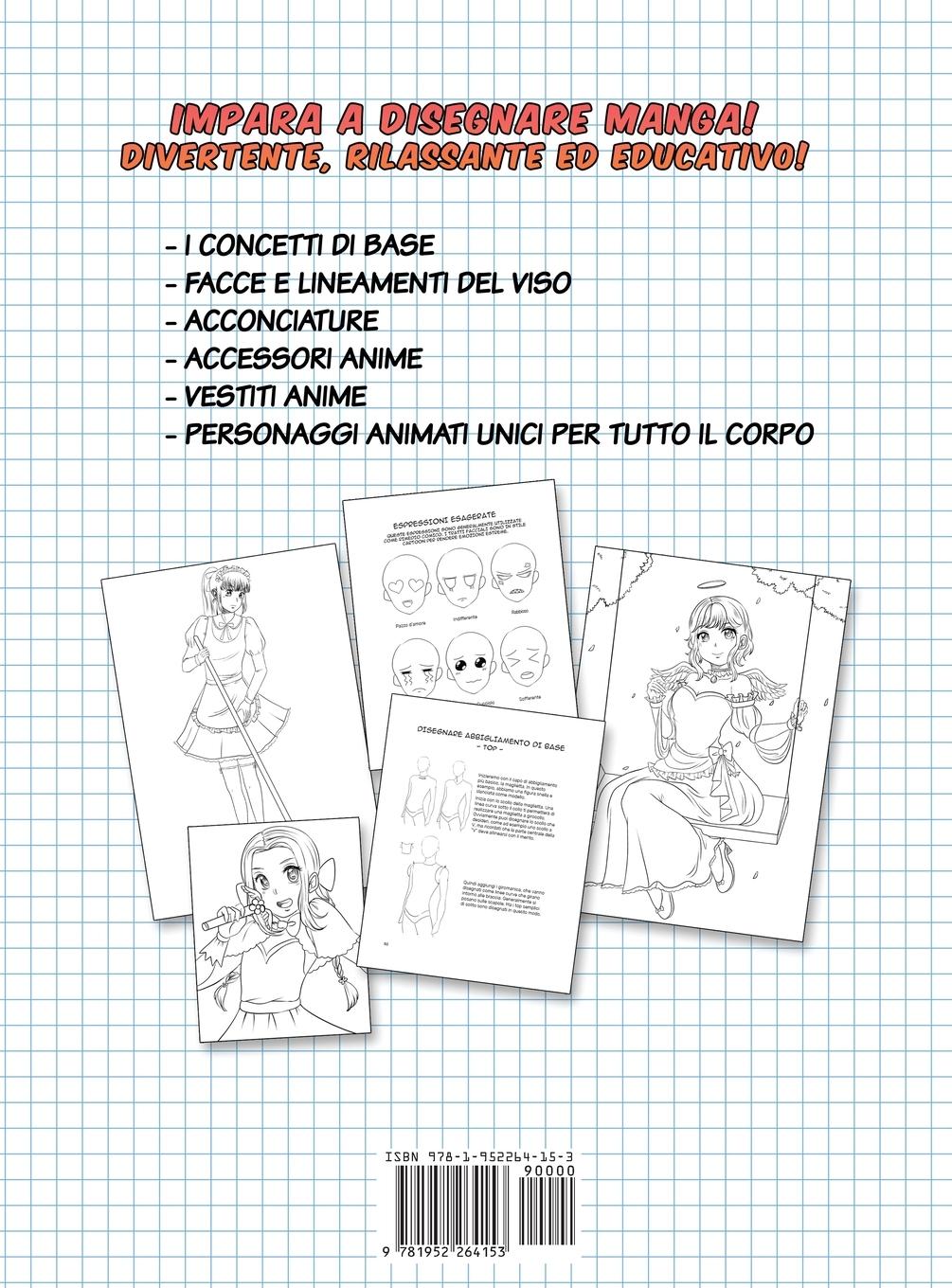 Rückseitencover Come disegnare Manga