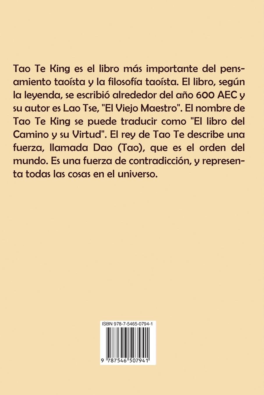 Rückseitencover Tao Te King