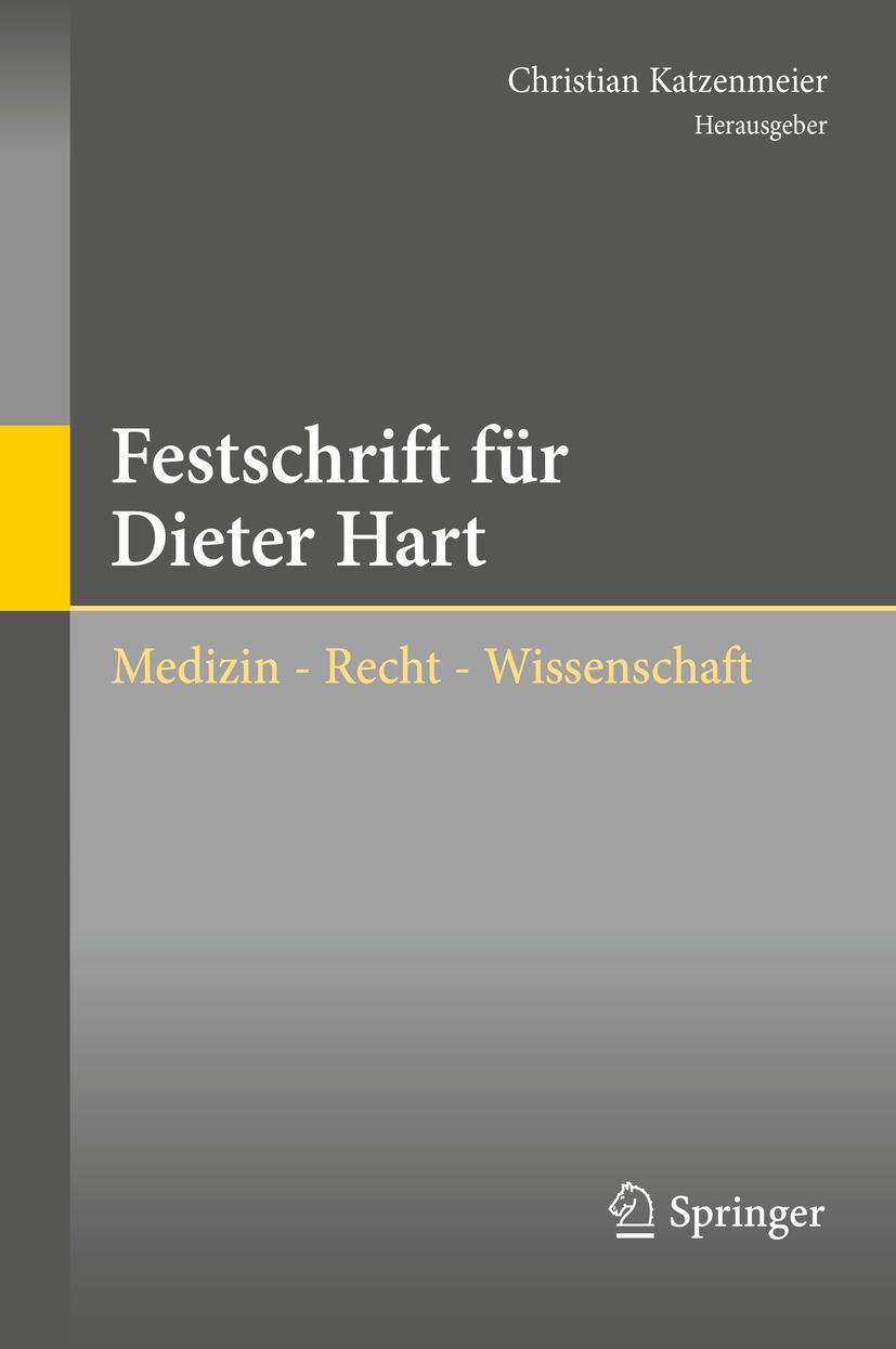 Vorderes Coverbild Festschrift für Dieter Hart