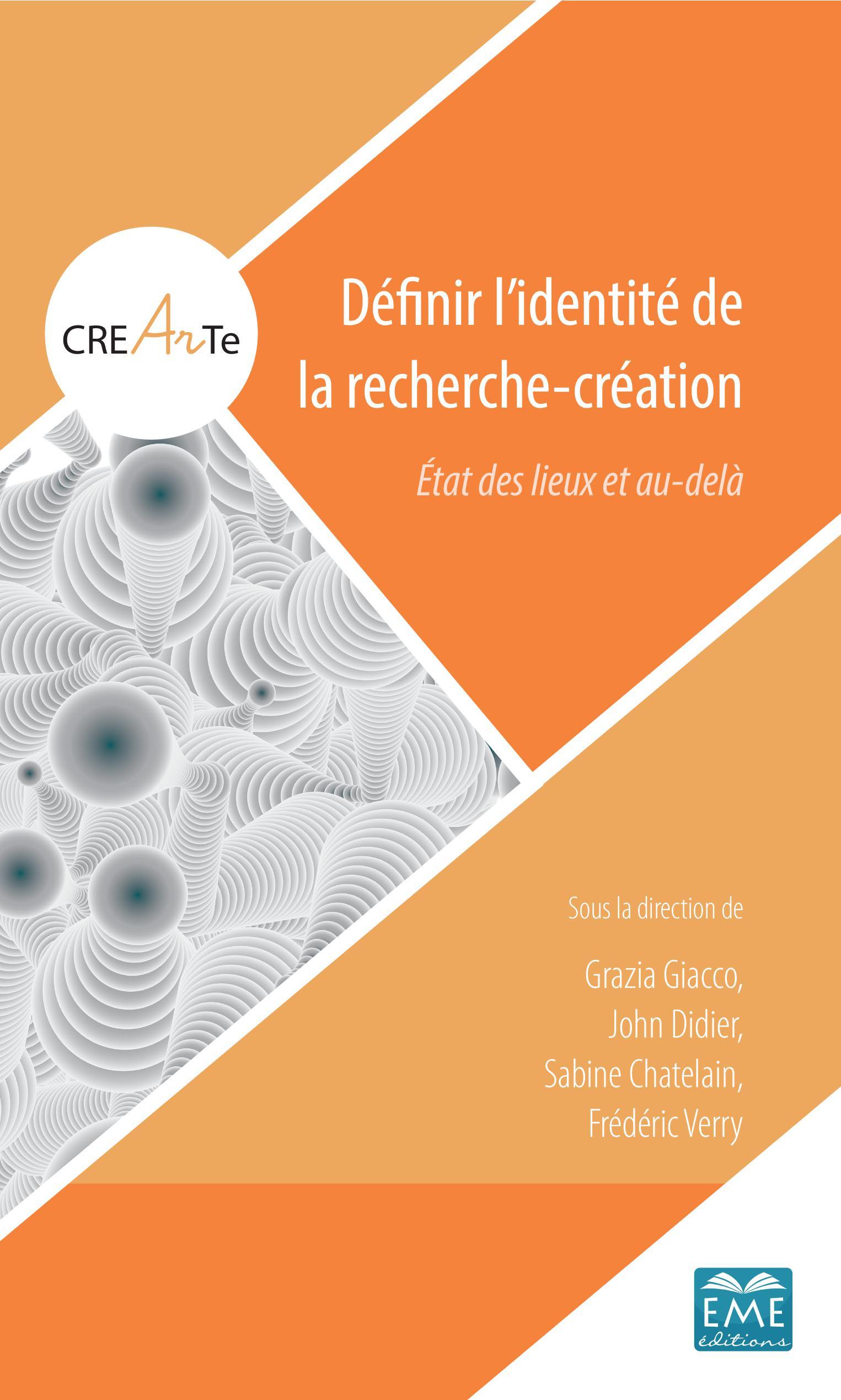 Vorderes Coverbild Définir l'identité de la recherche-création