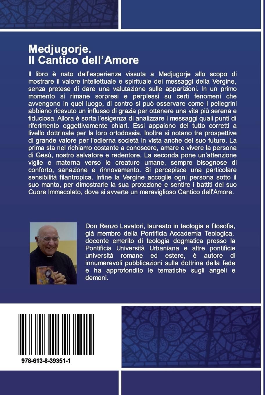 Rückseitencover Medjugorje. Il Cantico dell'Amore