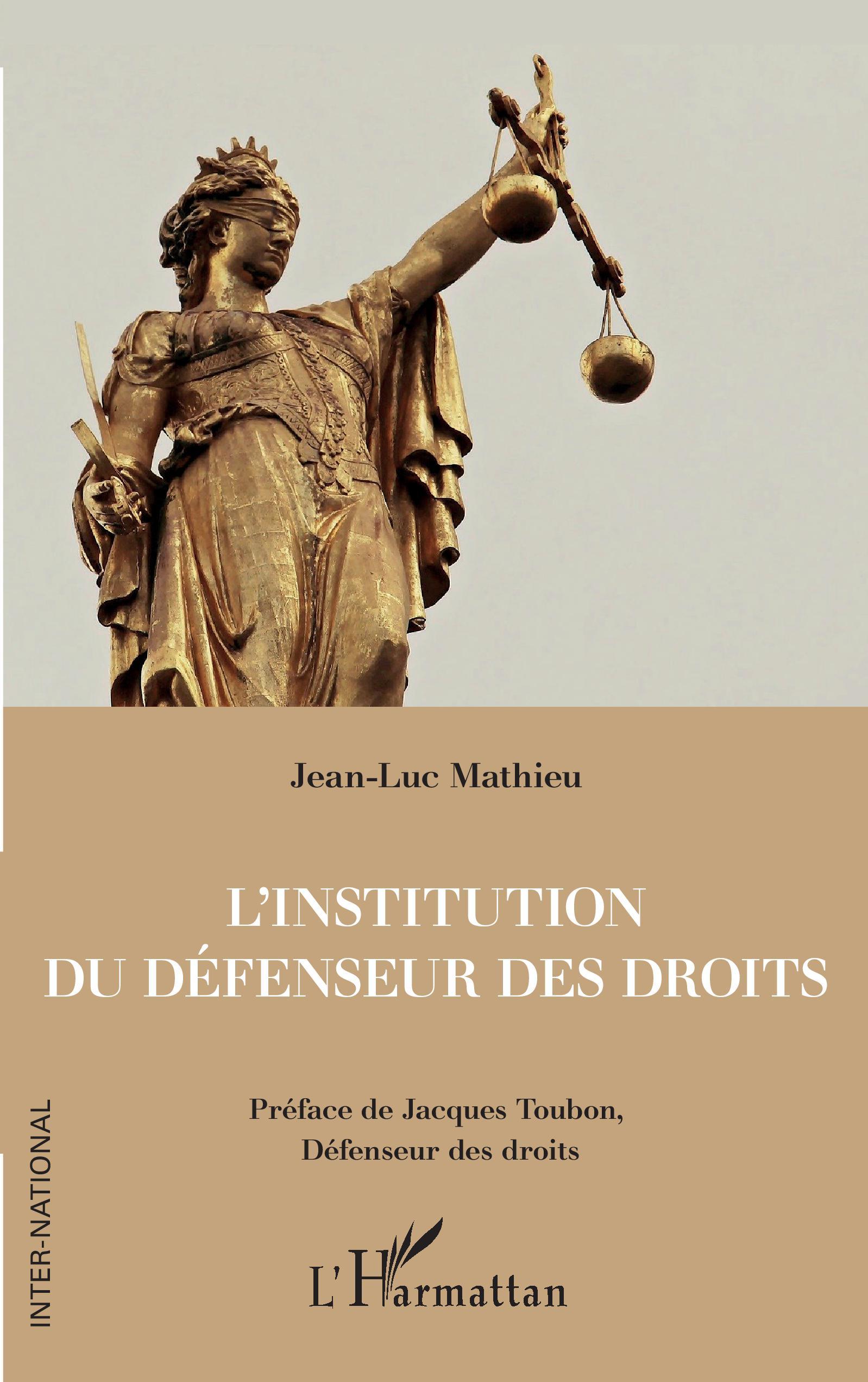 Vorderes Coverbild L'institution du Défenseur des droits