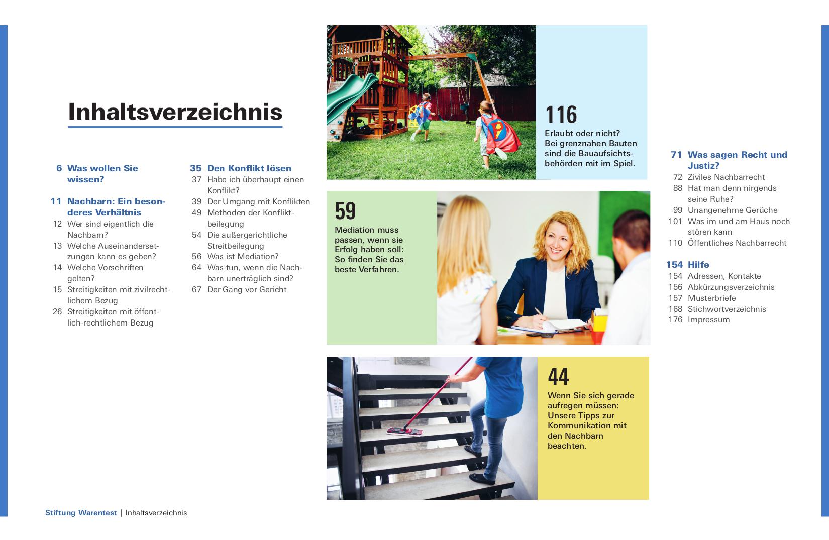 Beispielinhalt (Bild) Gut beraten im Nachbarschaftsrecht