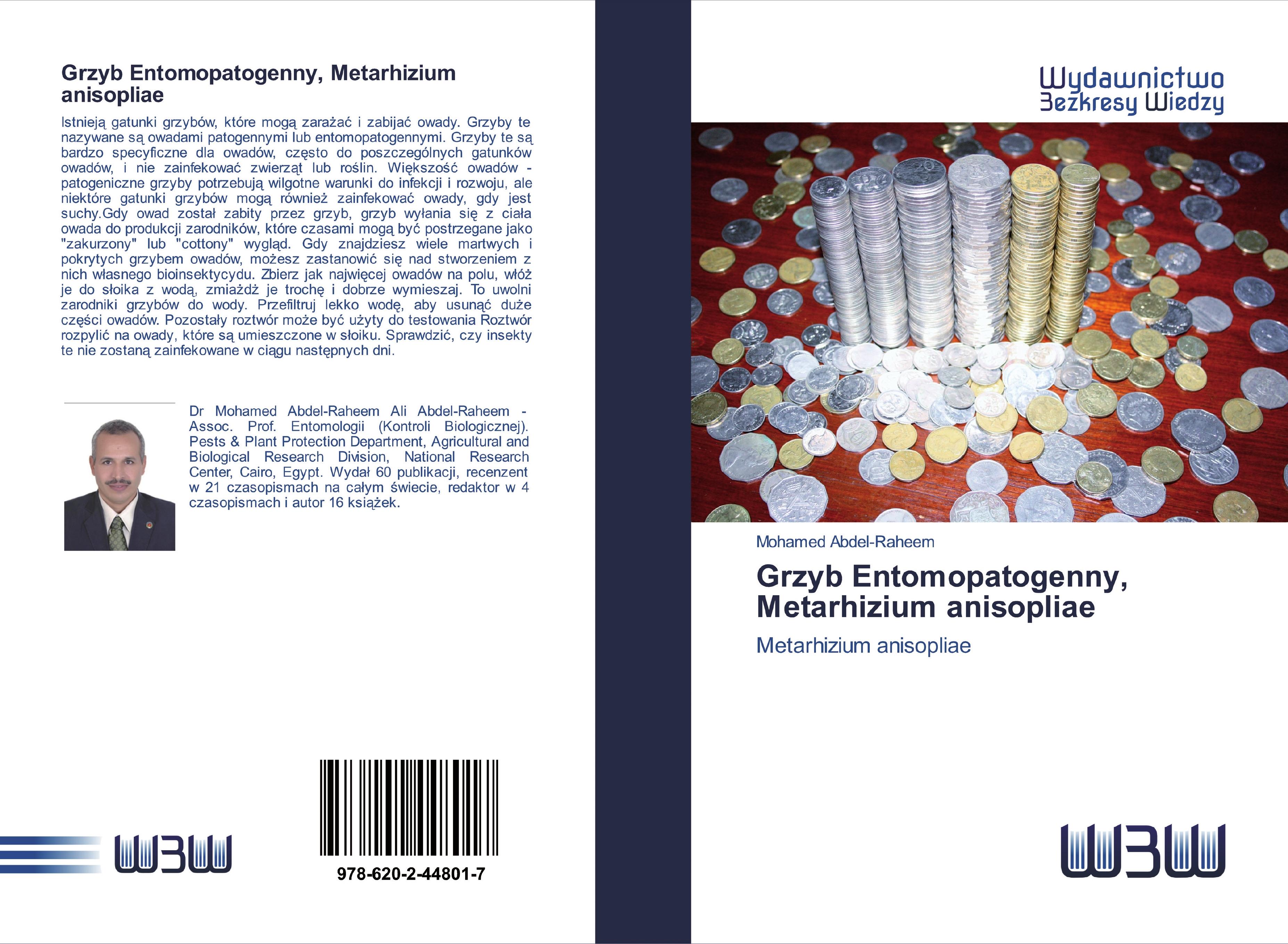 Vorderes Coverbild Grzyb Entomopatogenny, Metarhizium anisopliae