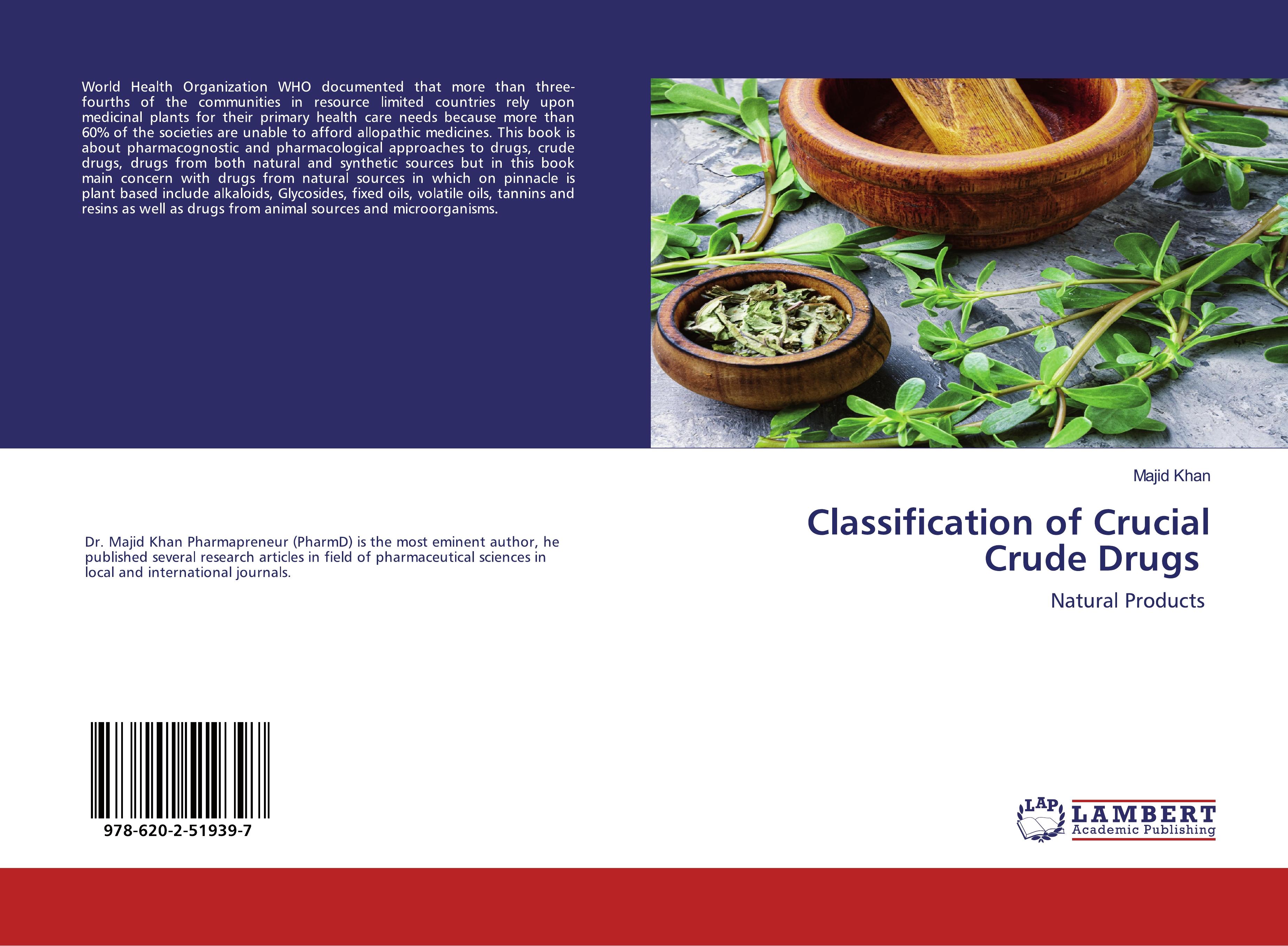 Vorderes Coverbild Classification of Crucial Crude Drugs
