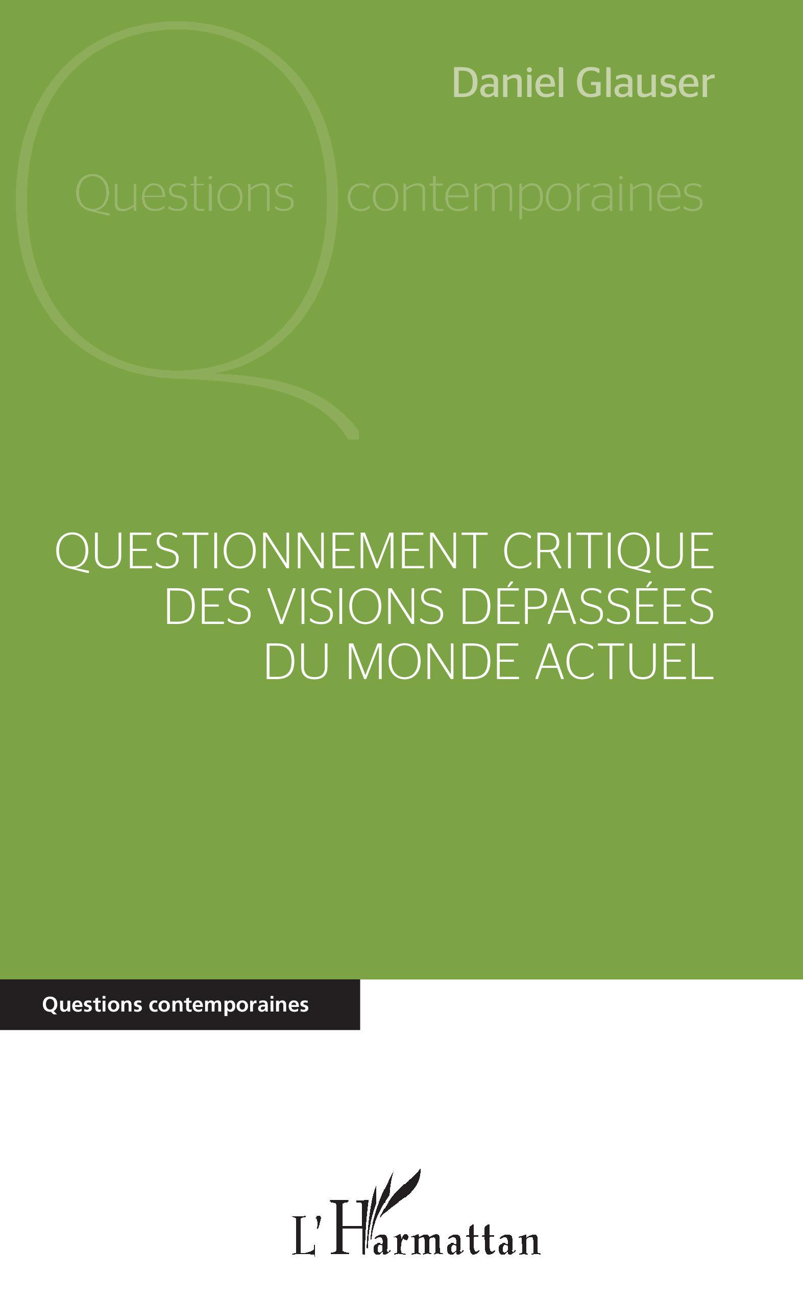 Vorderes Coverbild Questionnement critique des visions dépassées du monde actuel
