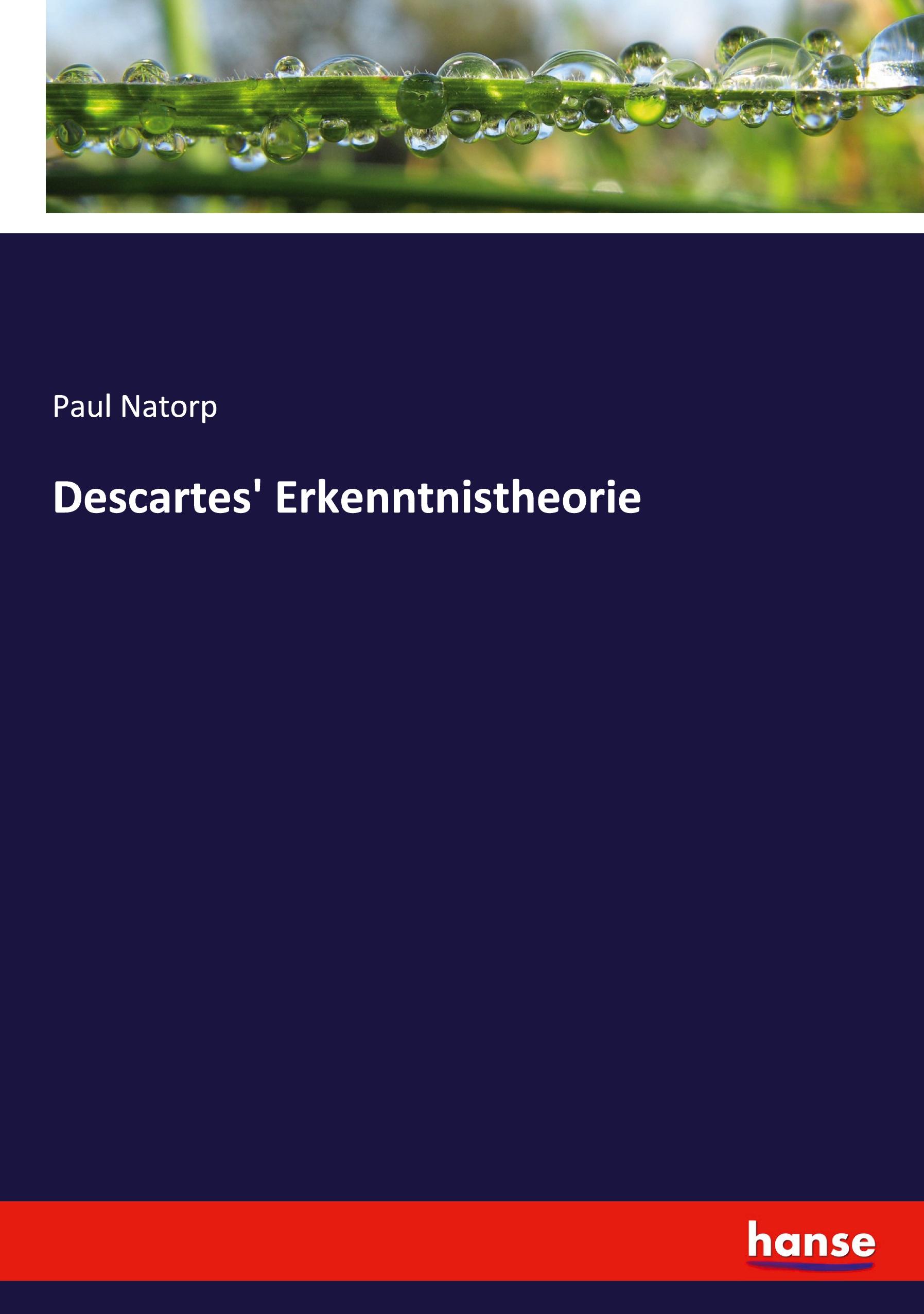 Vorderes Coverbild Descartes' Erkenntnistheorie