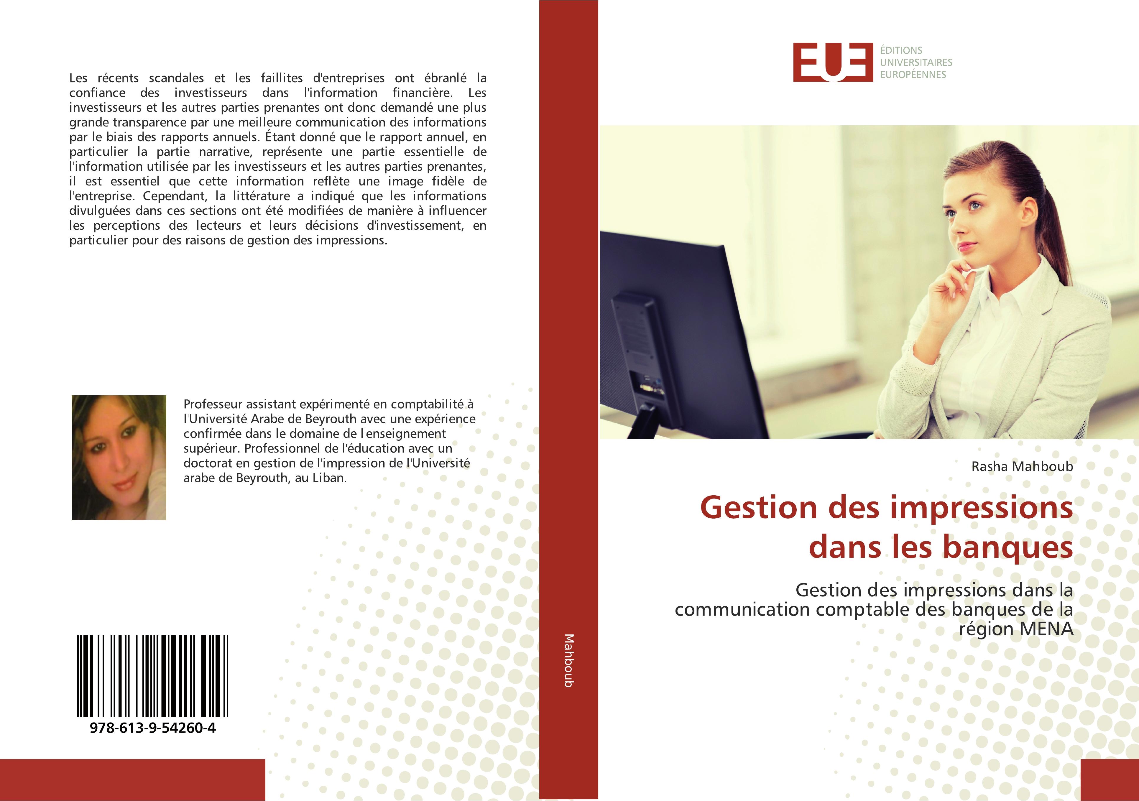 Vorderes Coverbild Gestion des impressions dans les banques