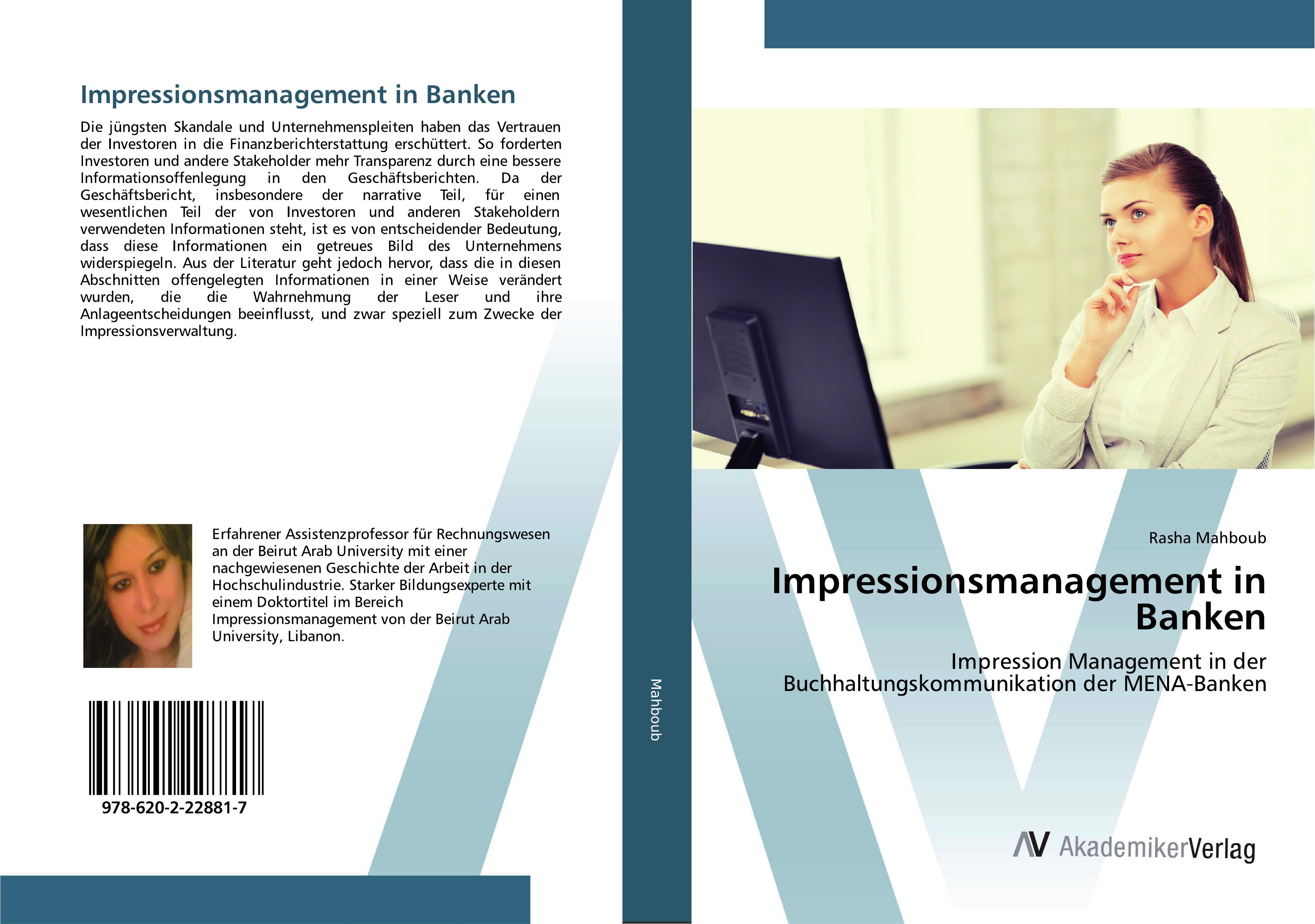Vorderes Coverbild Impressionsmanagement in Banken