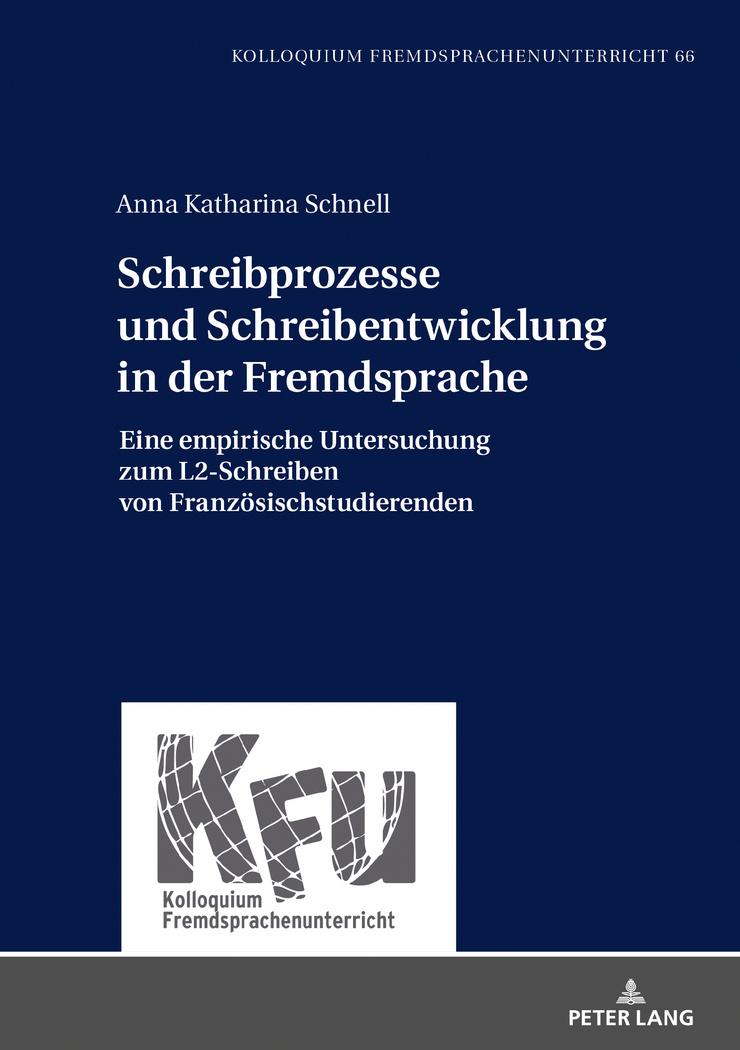 Vorderes Coverbild Schreibprozesse und Schreibentwicklung in der Fremdsprache