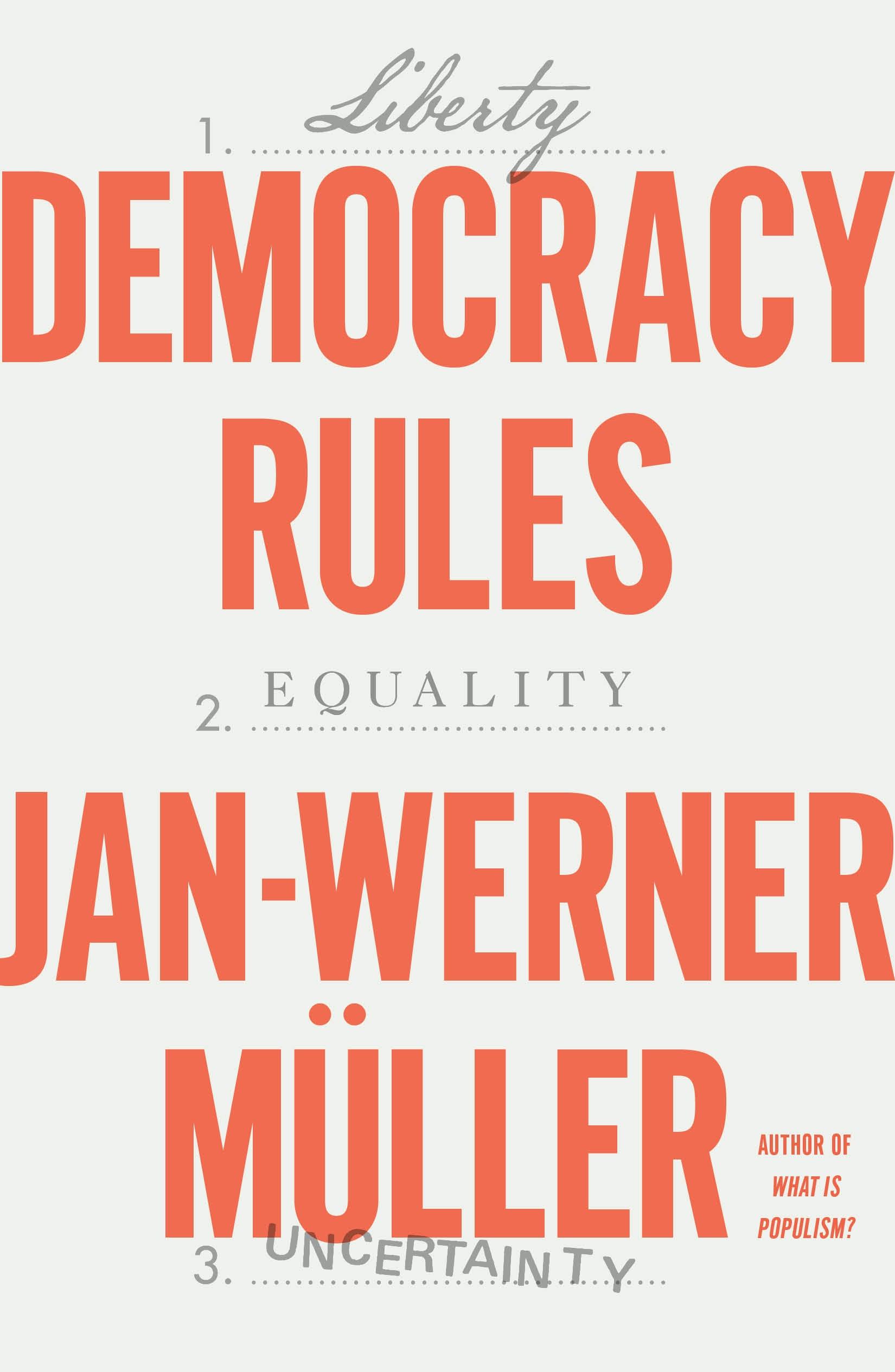 Vorderes Coverbild Democracy Rules