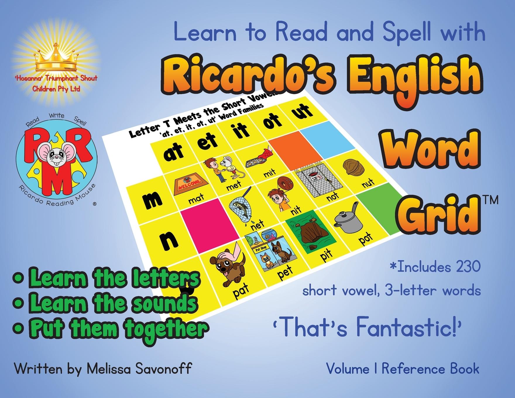 Vorderes Coverbild Learn to Read and Spell with Ricardo's English Word Grid(TM)