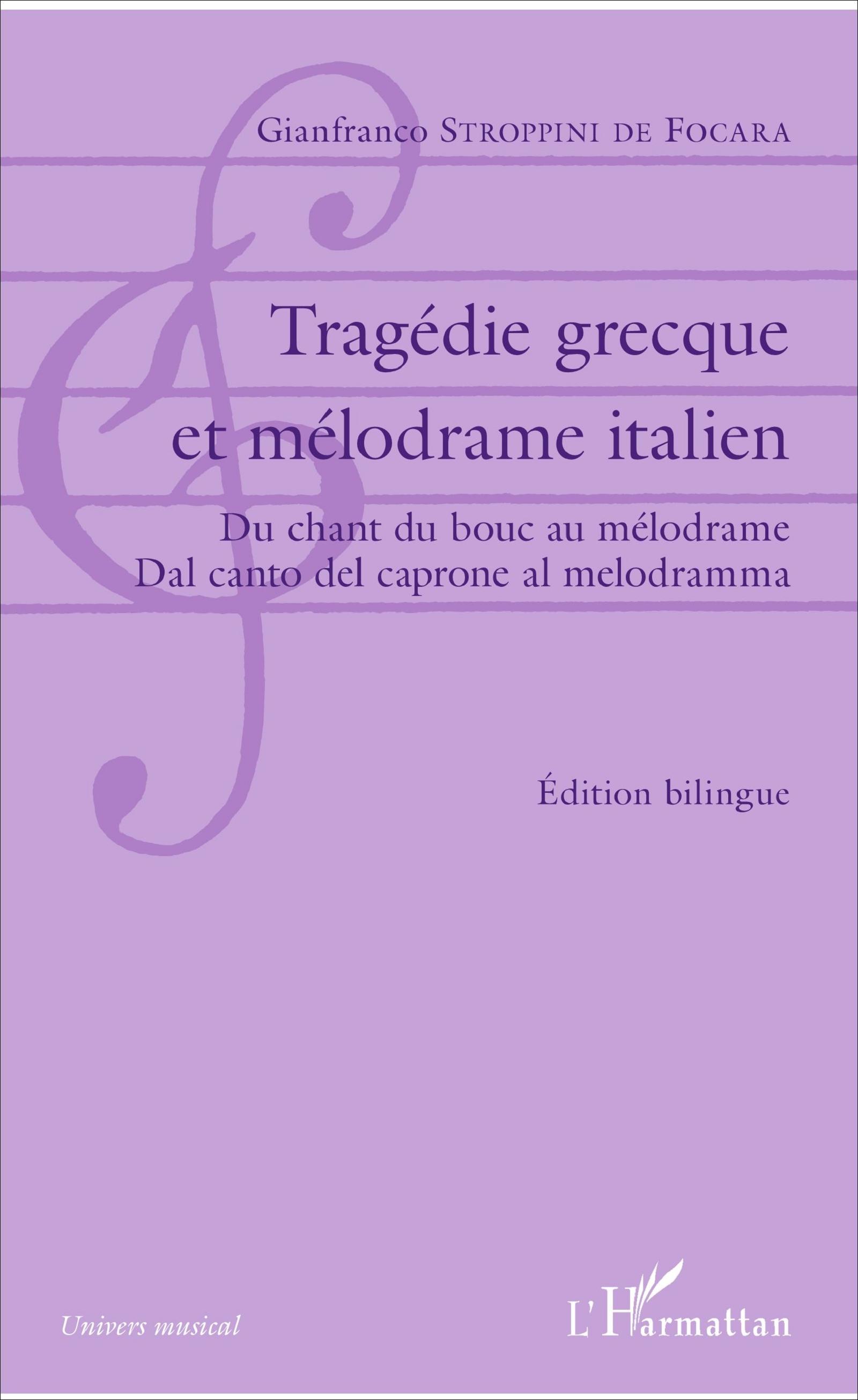 Vorderes Coverbild Tragédie grecque et mélodrame italien