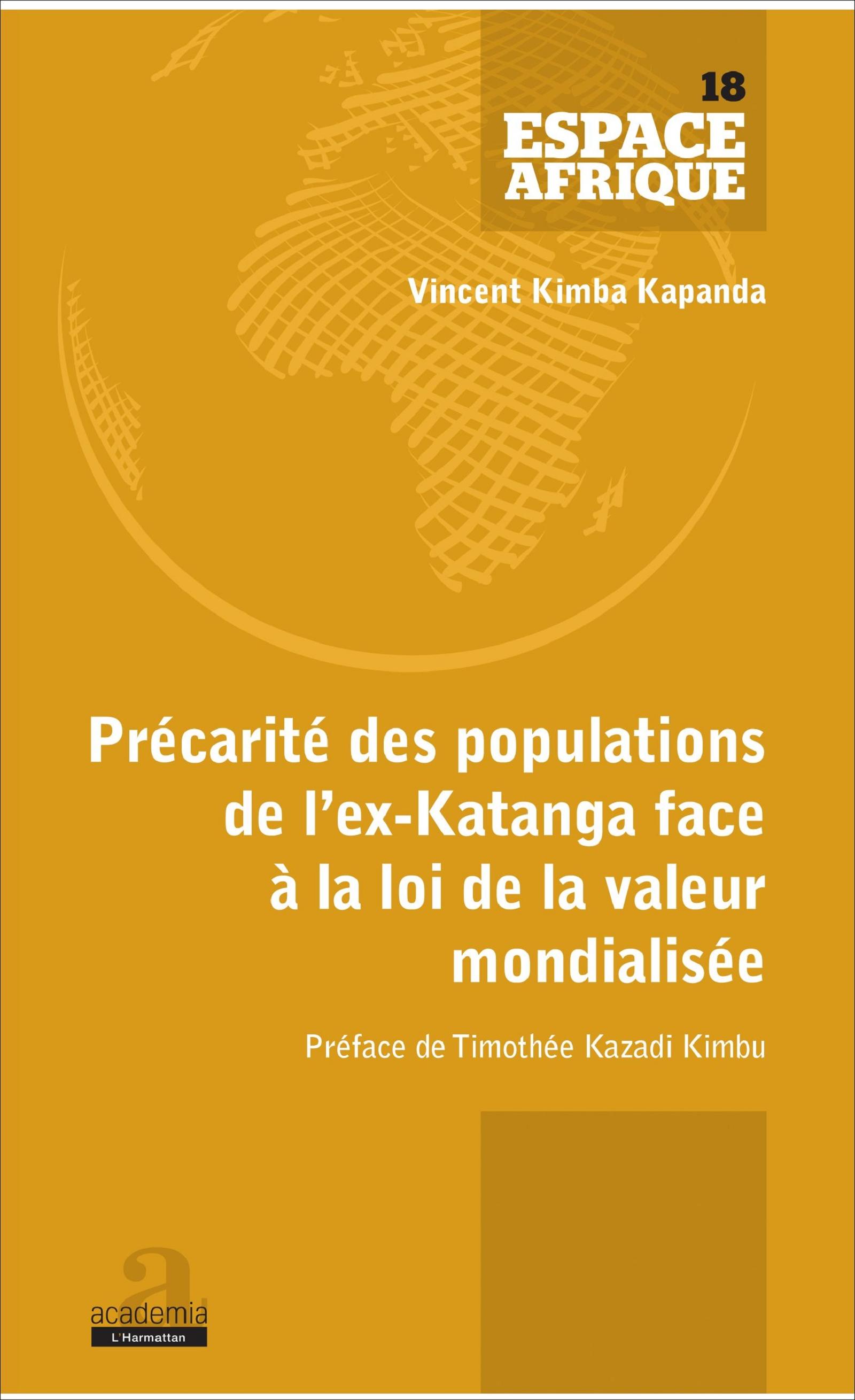 Vorderes Coverbild Précarité des populations de l'ex-Katanga face à la loi de la valeur mondialisée