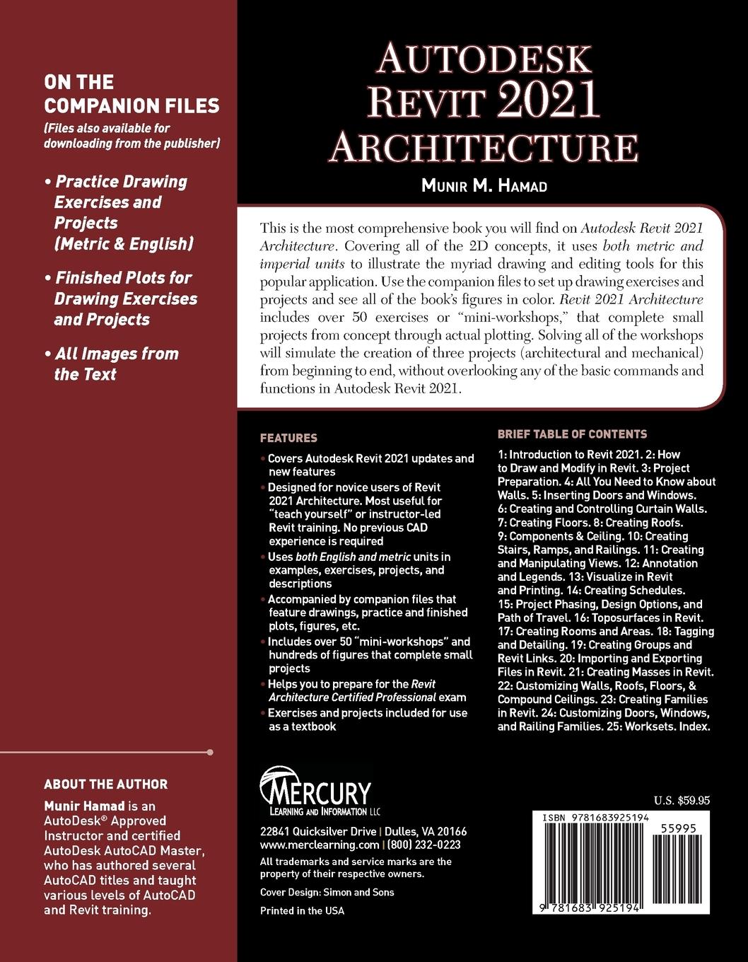 Rückseitencover AutoDesk Revit 2021 Architecture