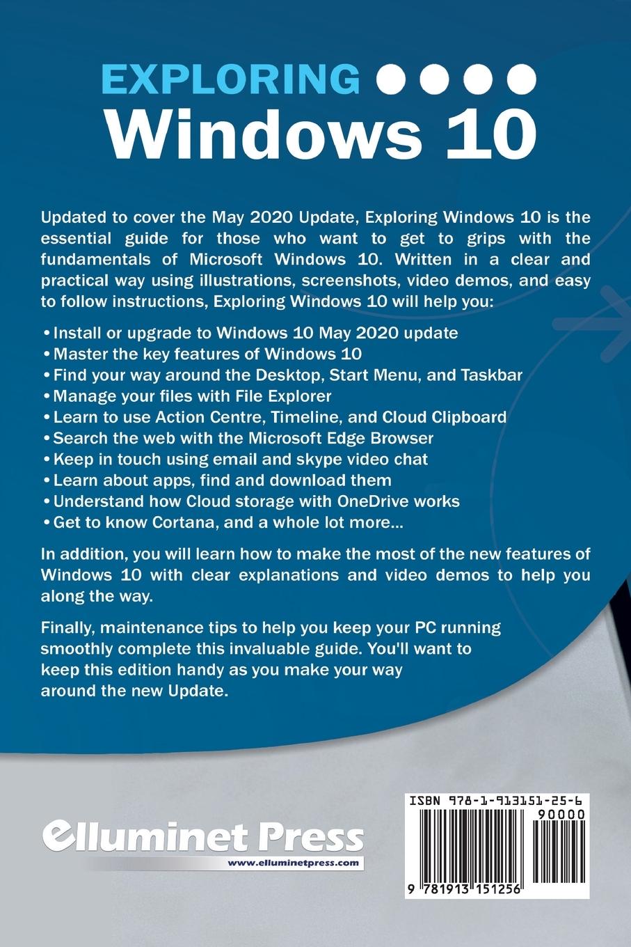 Rückseitencover Exploring Windows 10 May 2020 Edition