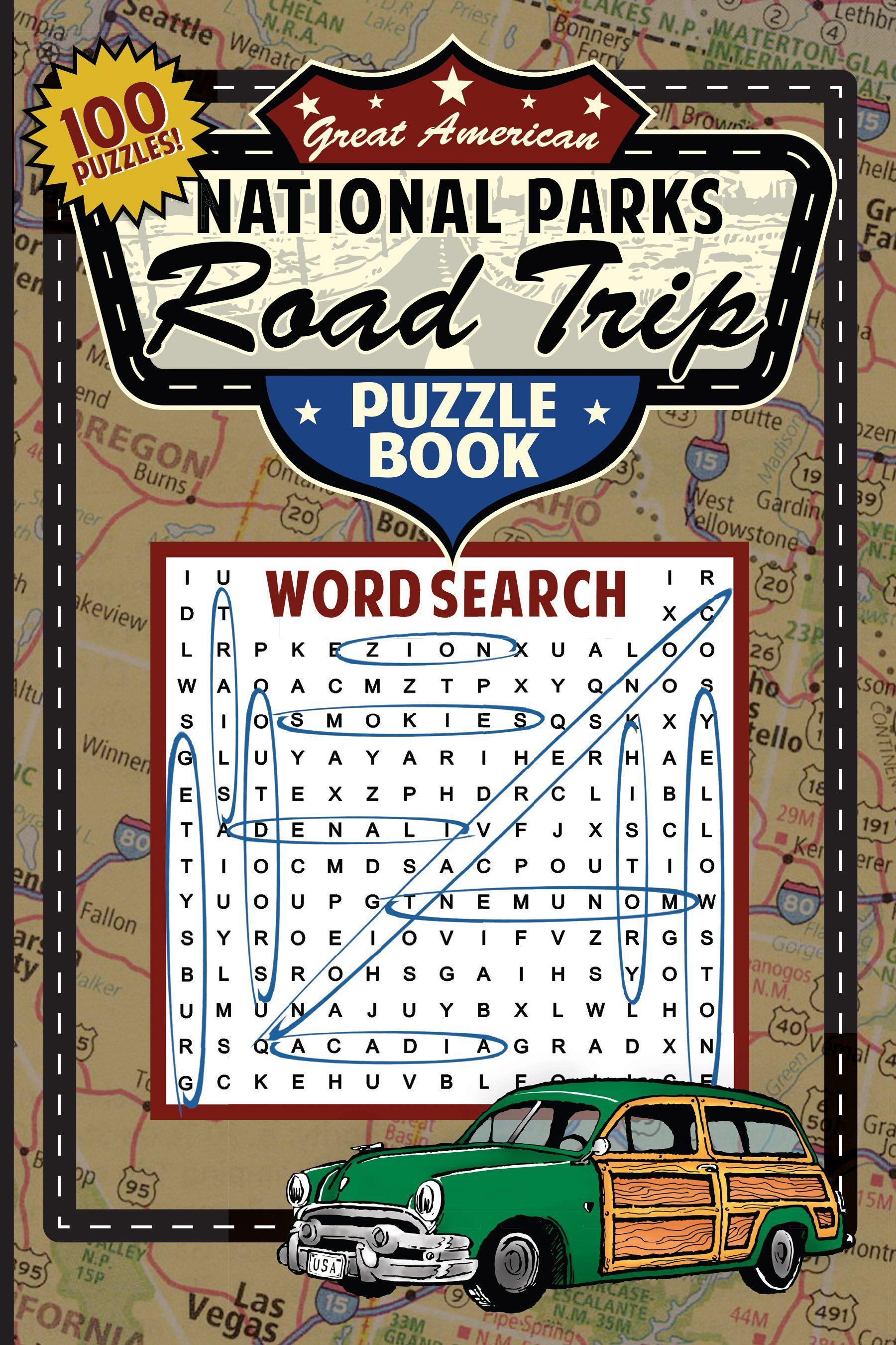 Vorderes Coverbild Great American National Parks Road Trip Puzzle Book